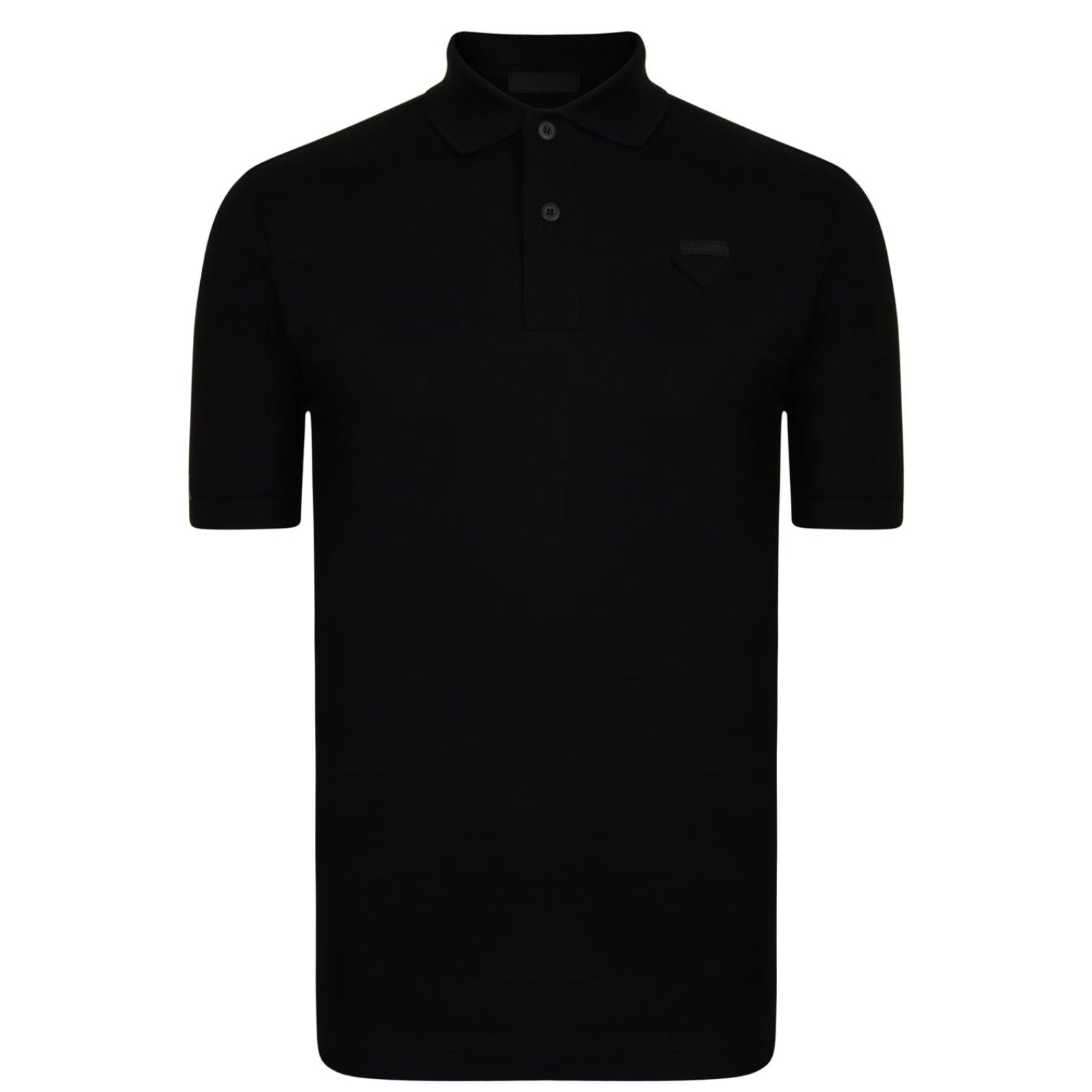 LUXURY HUB PRADA PIQUE POLO SHIRT