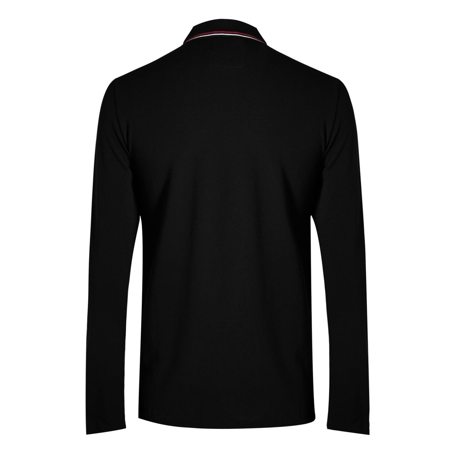 LUXURY HUB EMPORIO ARMANI LONG SLEEVED TIPPED POLO SHIRT