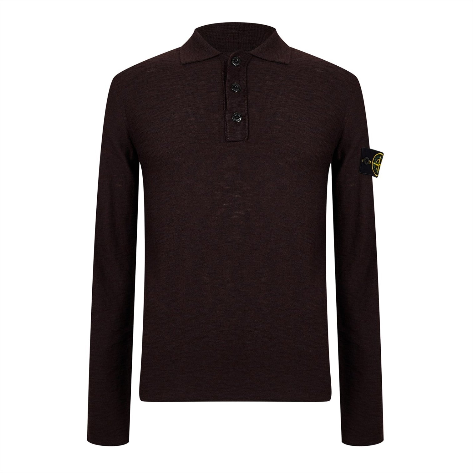 LUXURY HUB STONE ISLAND KNIT POLO SHIRT