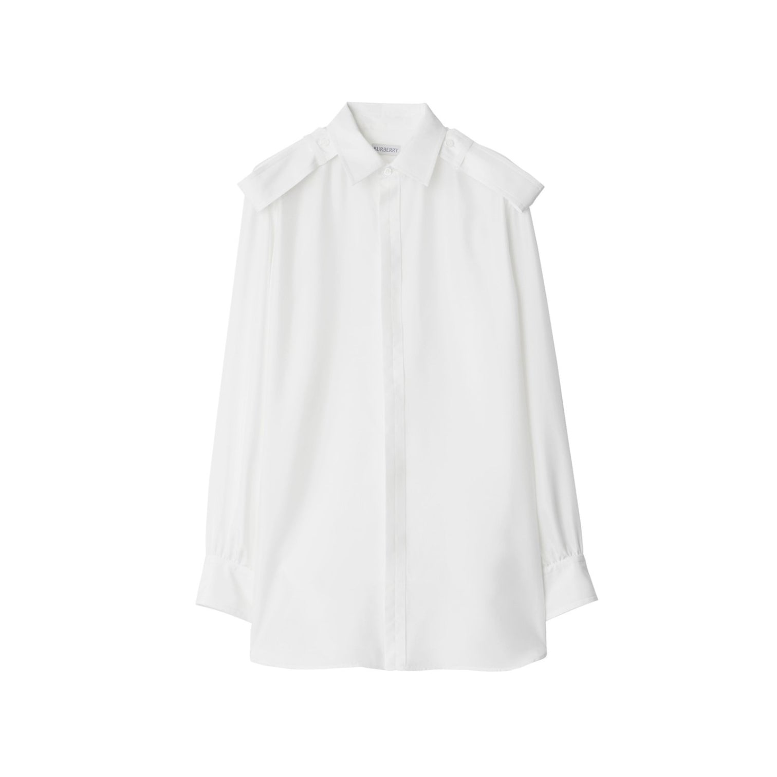 LUXURY HUB BURBERRY BURB WOVEN BLOUSE