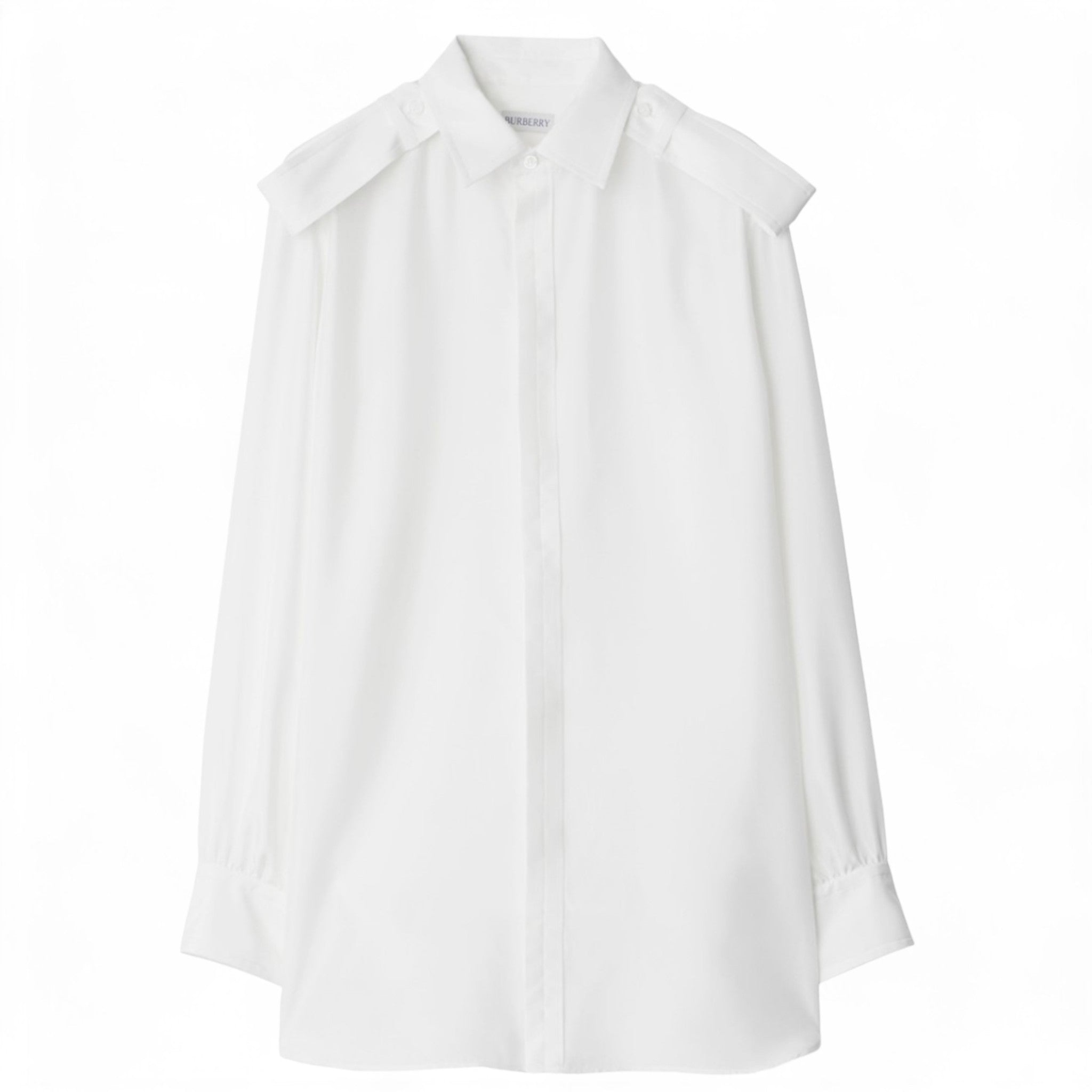 LUXURY HUB BURBERRY BURB WOVEN BLOUSE