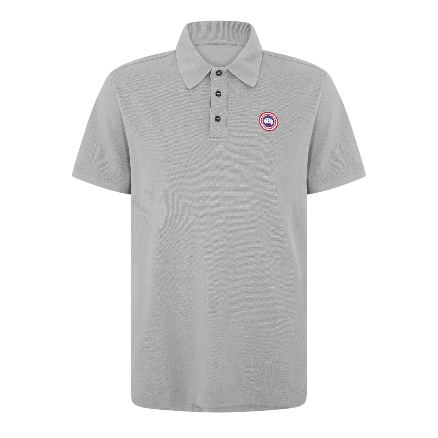 LUXURY HUB CANADA GOOSE MEN'S BECKLEY LOGO COTTON POLO SHIRT