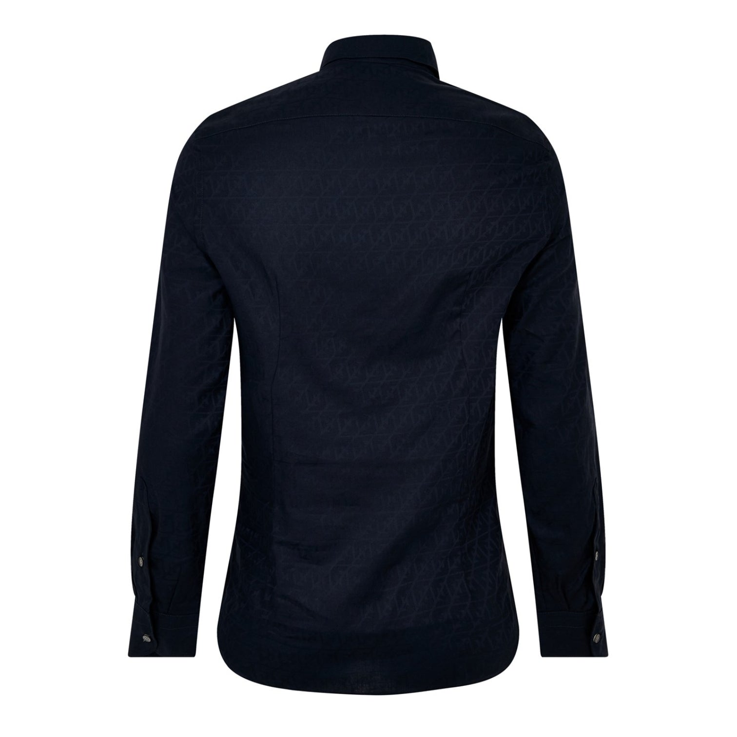 LUXURY HUB EMPORIO ARMANI PRINT LONG SLEEVE SHIRT