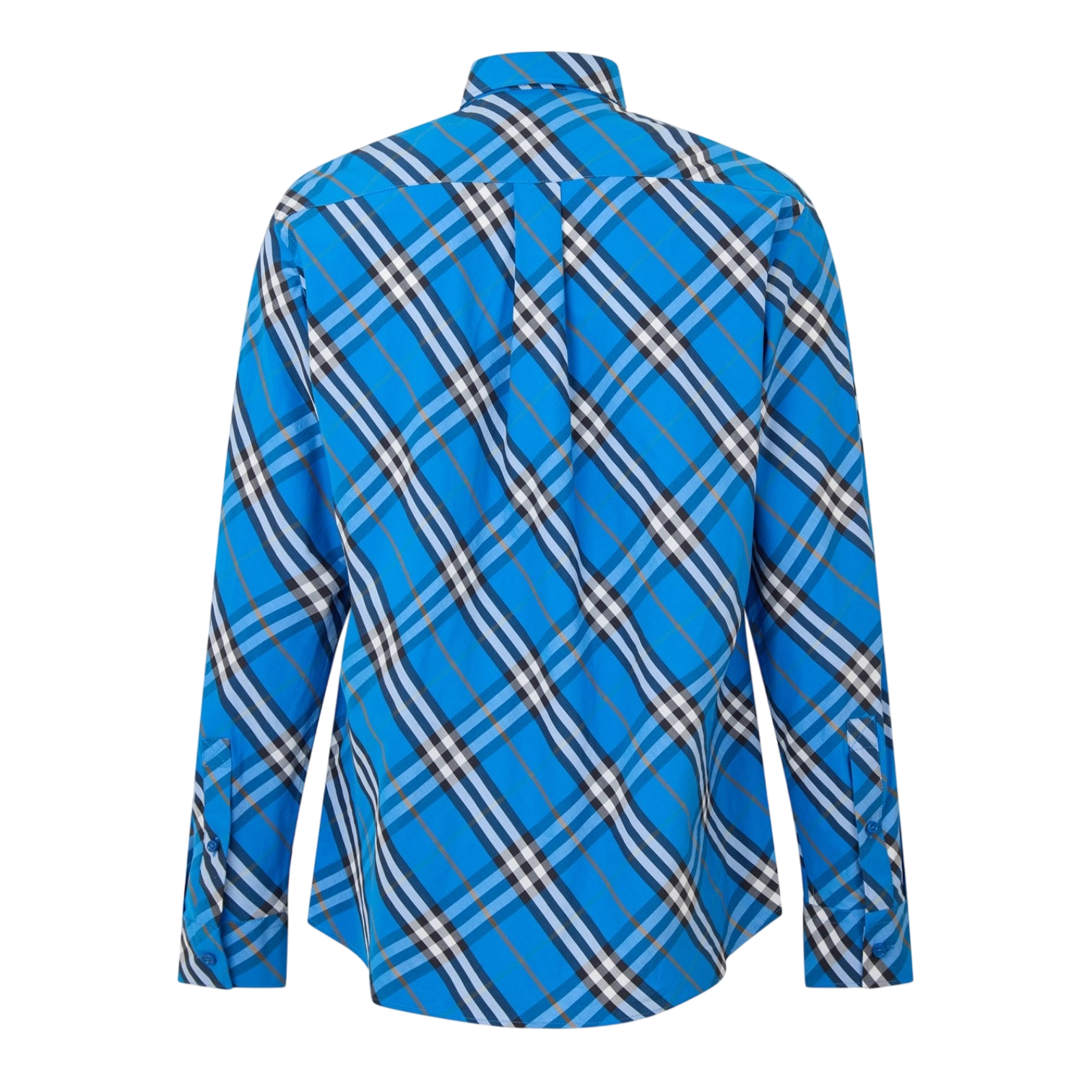 LUXURY HUB BURBERRY MEN'S LONG SLEEVE PATTERNED SHIRT