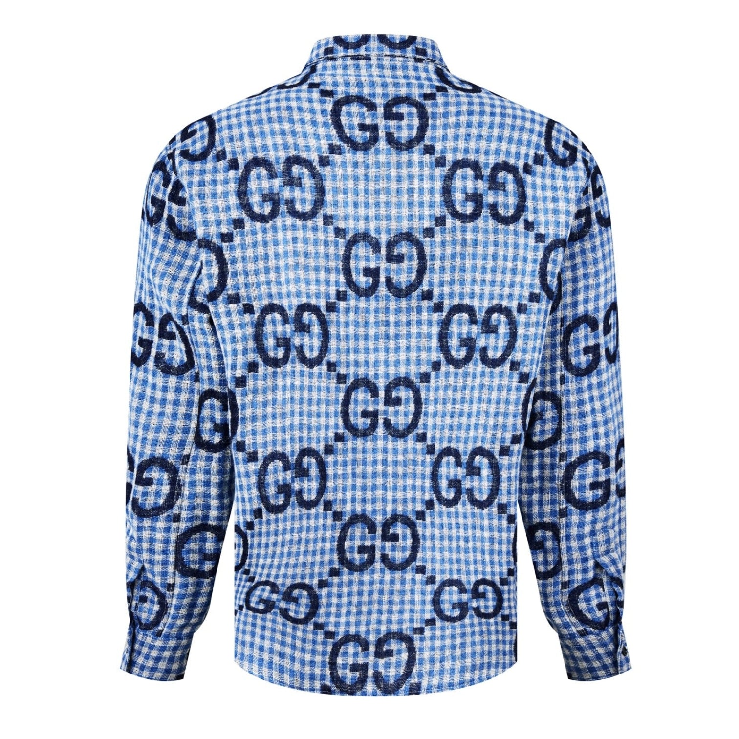 LUXURY HUB GUCCI JUMBO GG CHECKED SHIRT