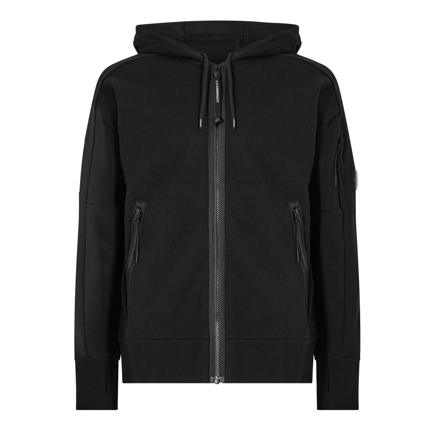 LUXURY HUB CP COMPANY GOGGLE LENS HOODIE