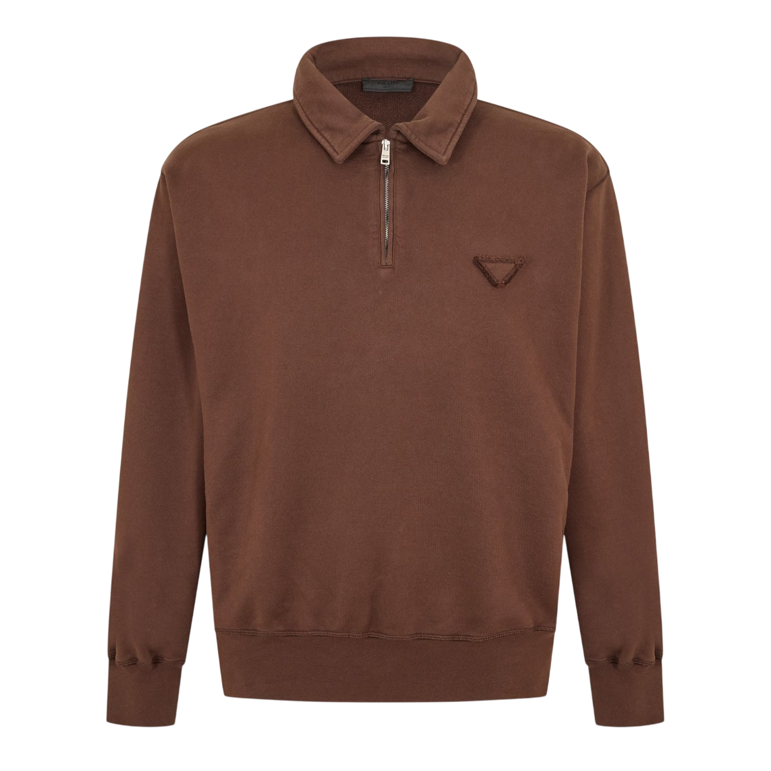 LUXURY HUB PRADA MEN'S QUARTER ZIP FLEECE