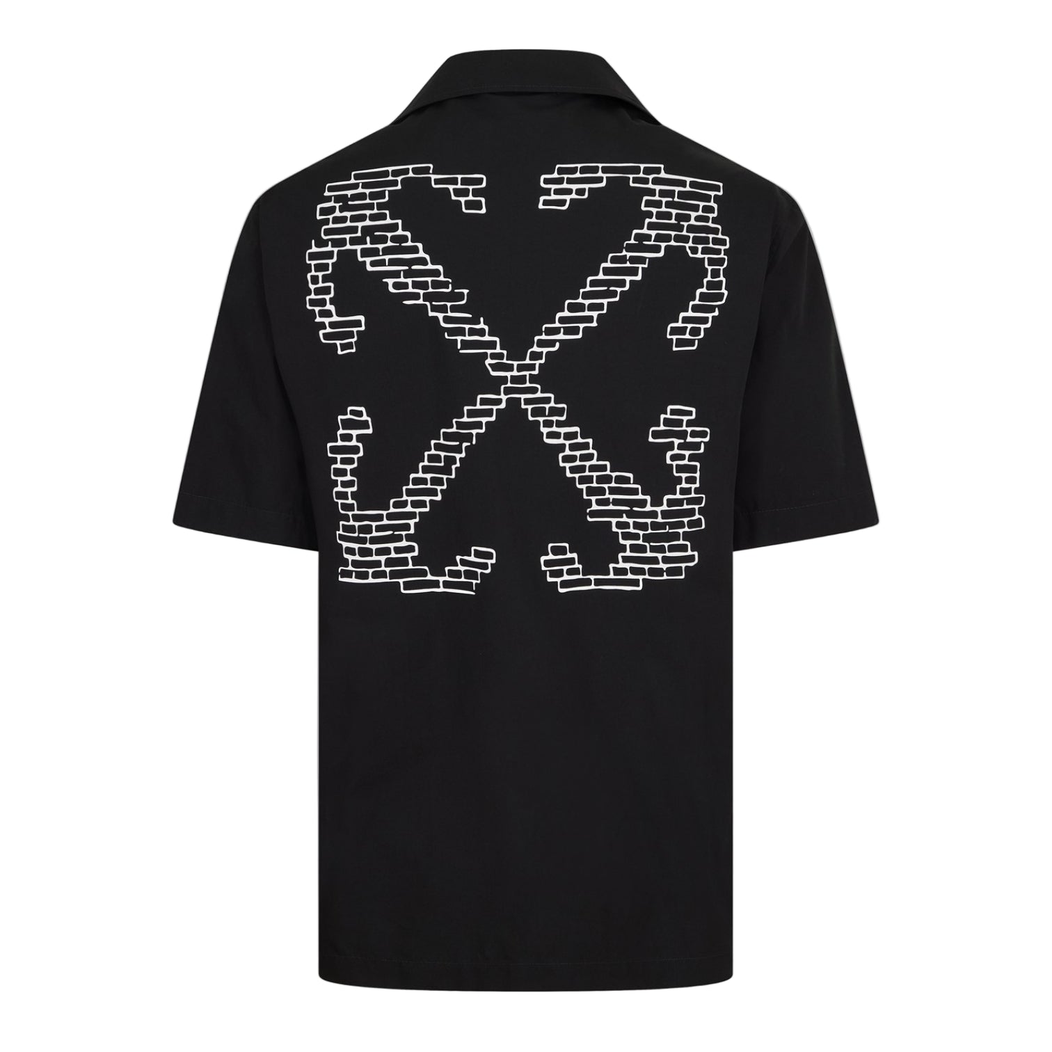 LUXURY HUB OFF WHITE BRICK ARROW BOWLING SHIRT