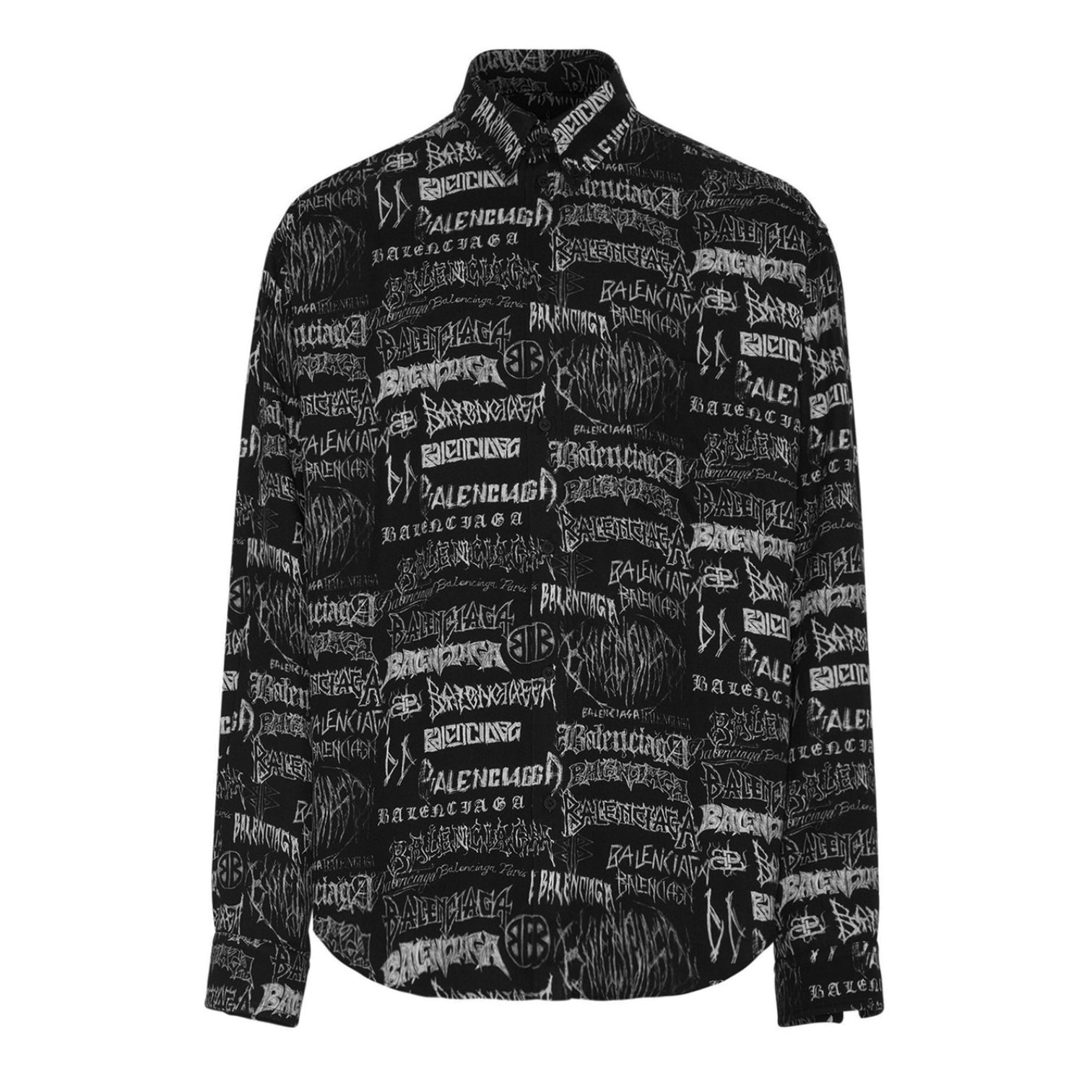 LUXURY HUB BALENCIAGA METAL PRINTED SHIRT