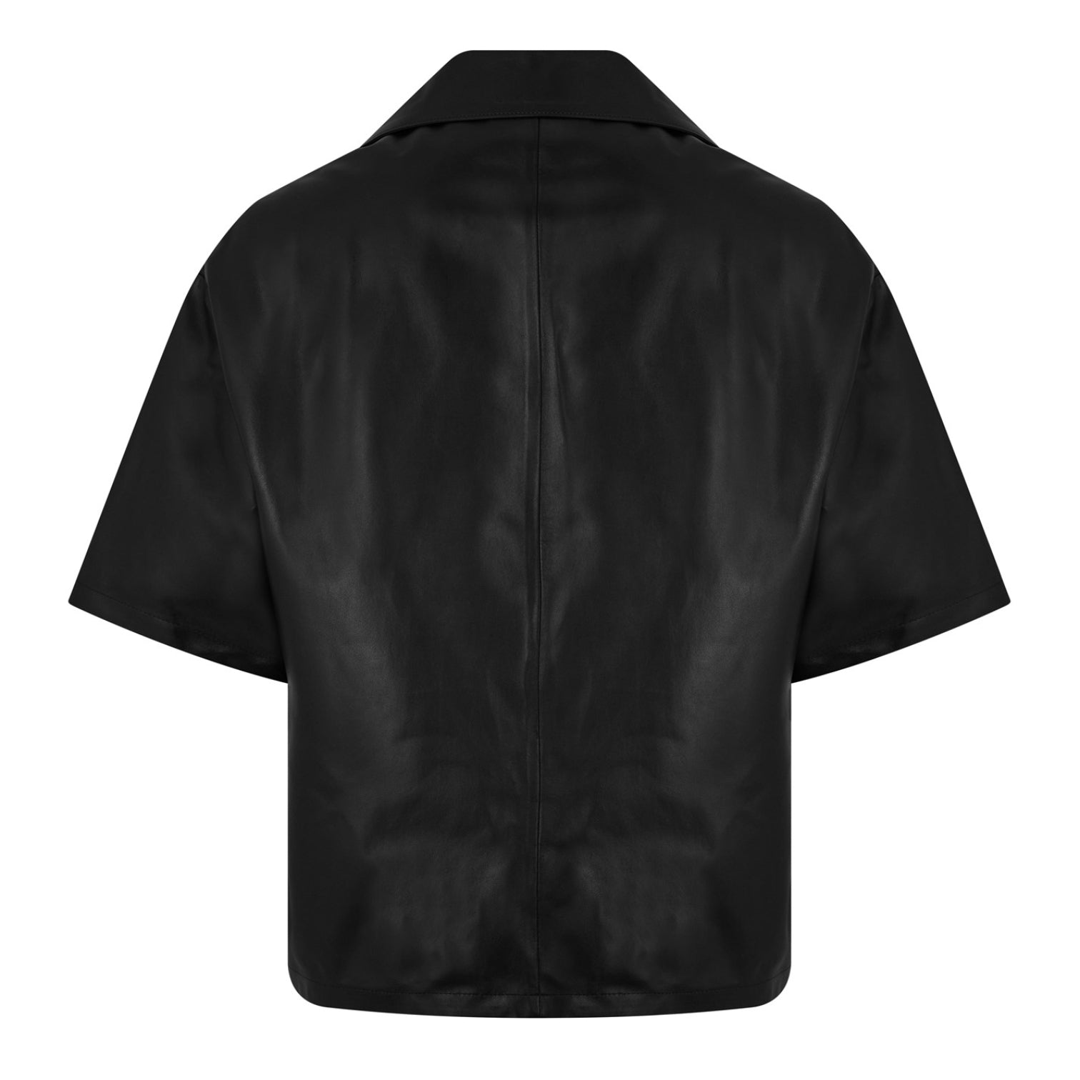 LUXURY HUB PRADA NAPPA LEATHER SHIRT