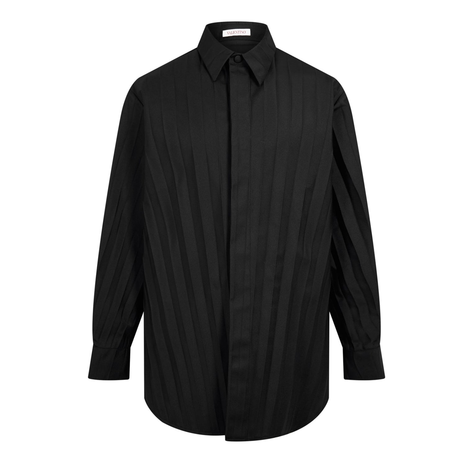 LUXURY HUB VALENTINO PLEATED OVERSIZED SHIRT