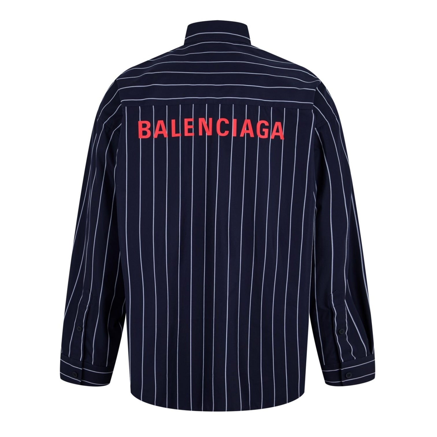 LUXURY HUB BALENCIAGA BAL BACK LOGO SHIRT