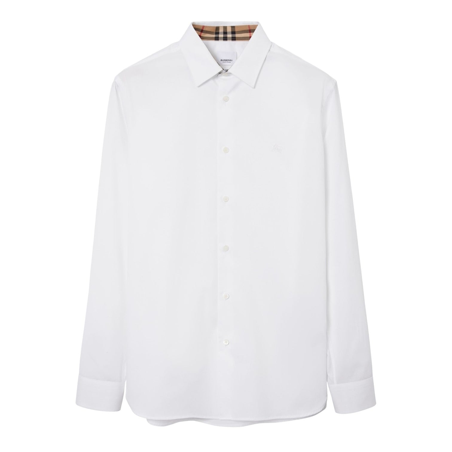 LUXURY HUB BURBERRY SHERFIELD STRETCH COTTON SHIRT