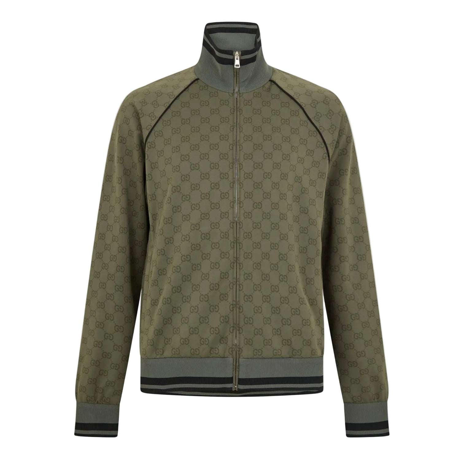 LUXURY HUB GUCCI MEN'S FRONT ZIP TRACKSUIT TOP