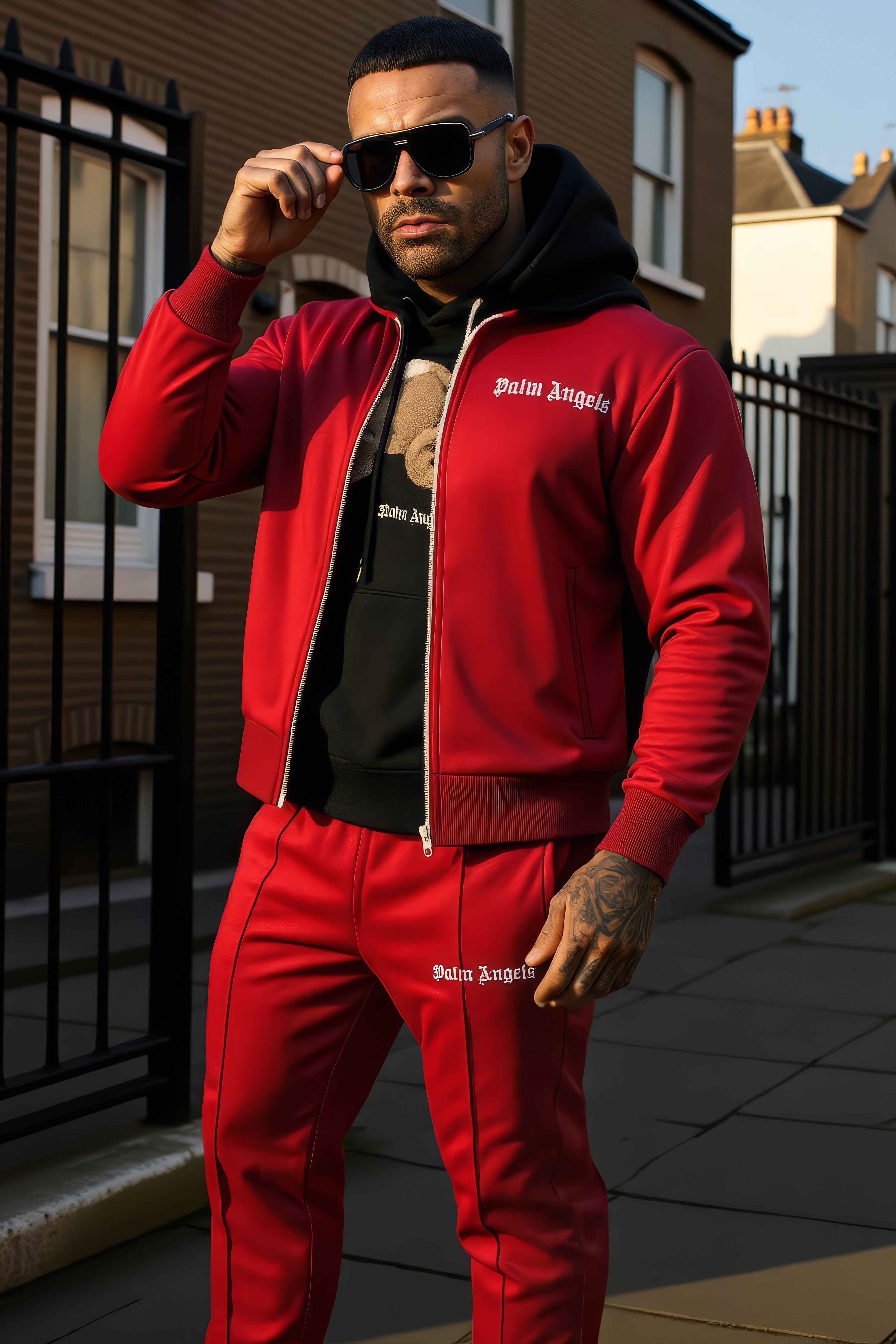 LUXURY HUB PALM ANGELS PALM CLASSIC TRACK JACKET