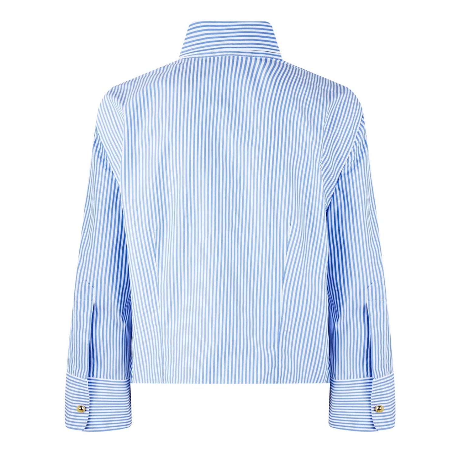 LUXURY HUB PRADA EMBROIDERED STRIPED SHIRT