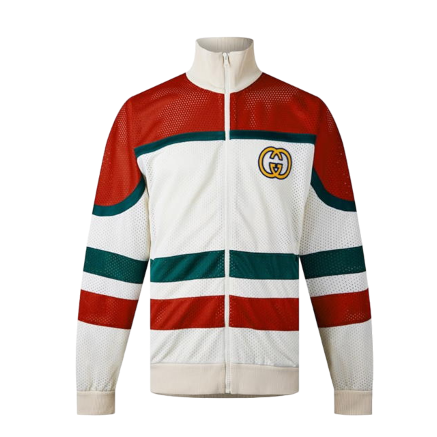 LUXURY HUB GUCCI GUCCI MESH ZIP JKT