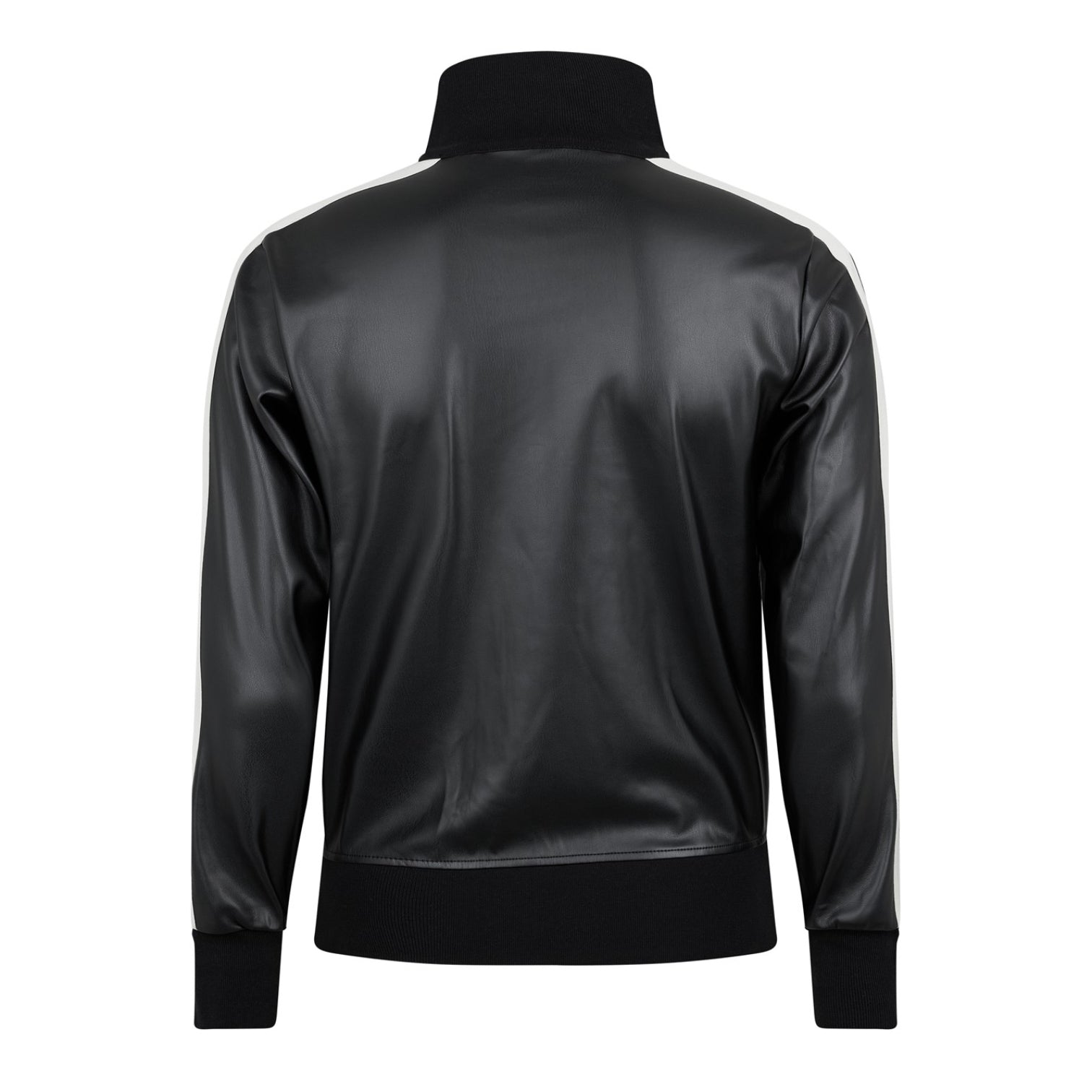 LUXURY HUB PALM ANGELS PALM LEATHER TRACK JACKET