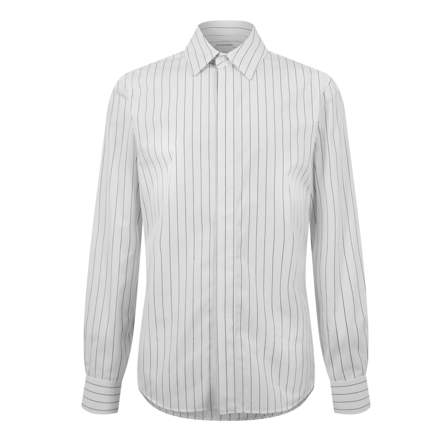 LUXURY HUB BOTTEGA VENETA PINSTRIPE COTTON SHIRT