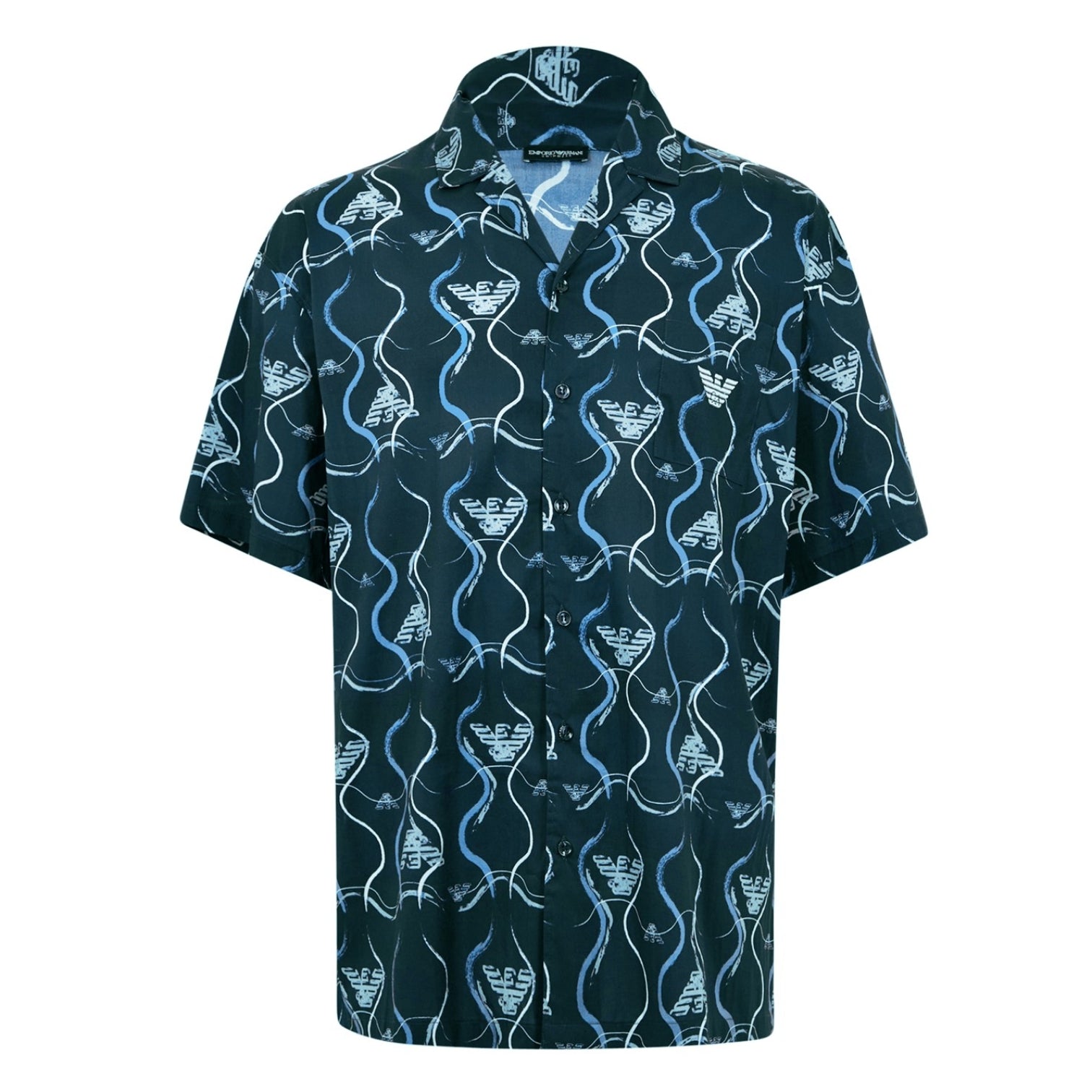 LUXURY HUB EMPORIO ARMANI MENS WOVEN SHIRT