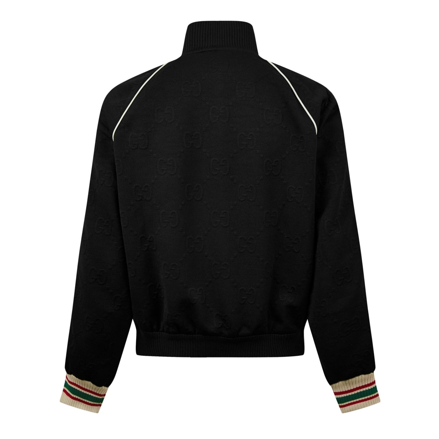 LUXURY HUB GUCCI GG JACQUARD JERSEY ZIP JACKET