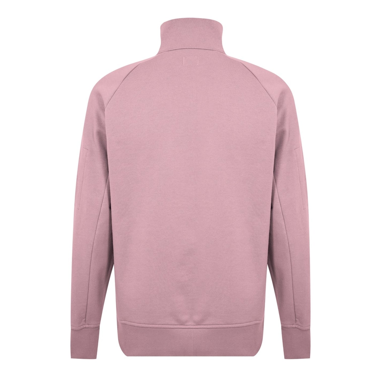 LUXURY HUB CP COMPANY LENS ARM QUARTER ZIP SWEATSHIRT