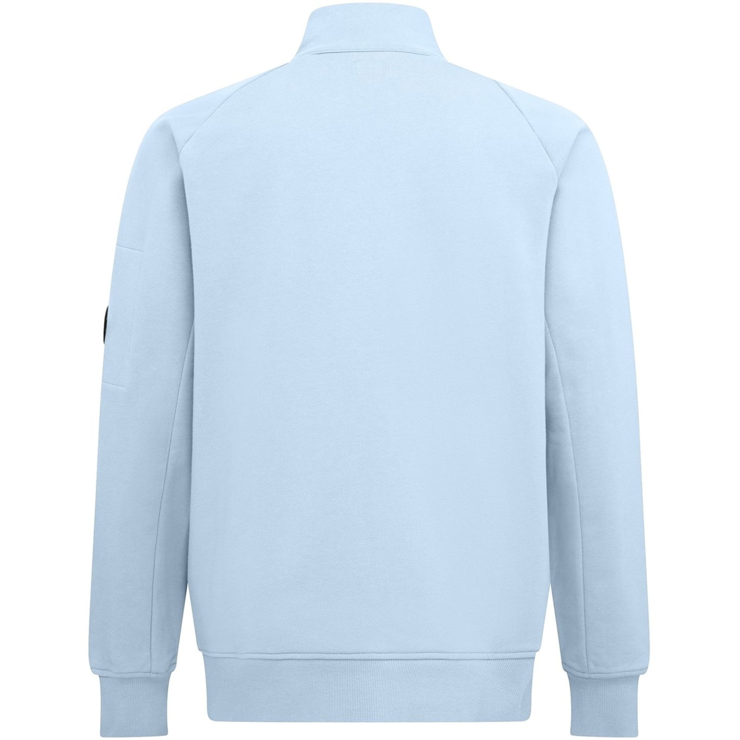 LUXURY HUB CP COMPANY LENS ARM QUARTER ZIP SWEATSHIRT