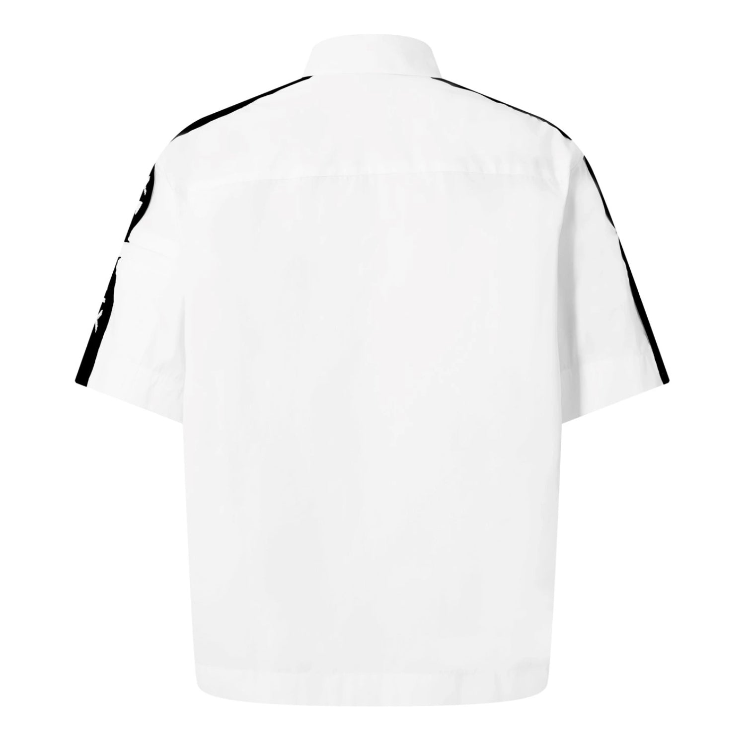 LUXURY HUB GIVENCHY EMBROIDERED-LOGO COTTON SHIRT