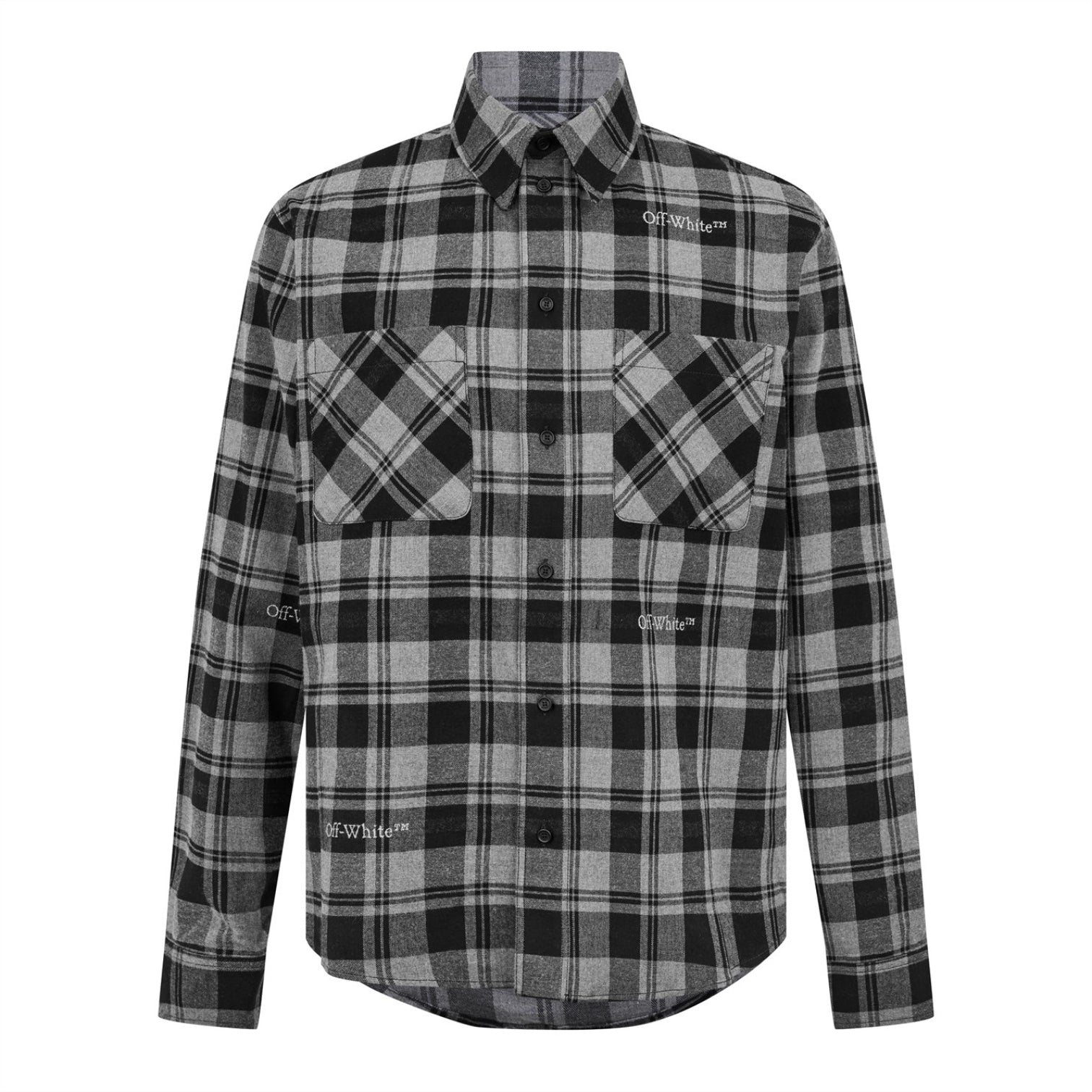 LUXURY HUB OFF WHITE CHECK SHIRT