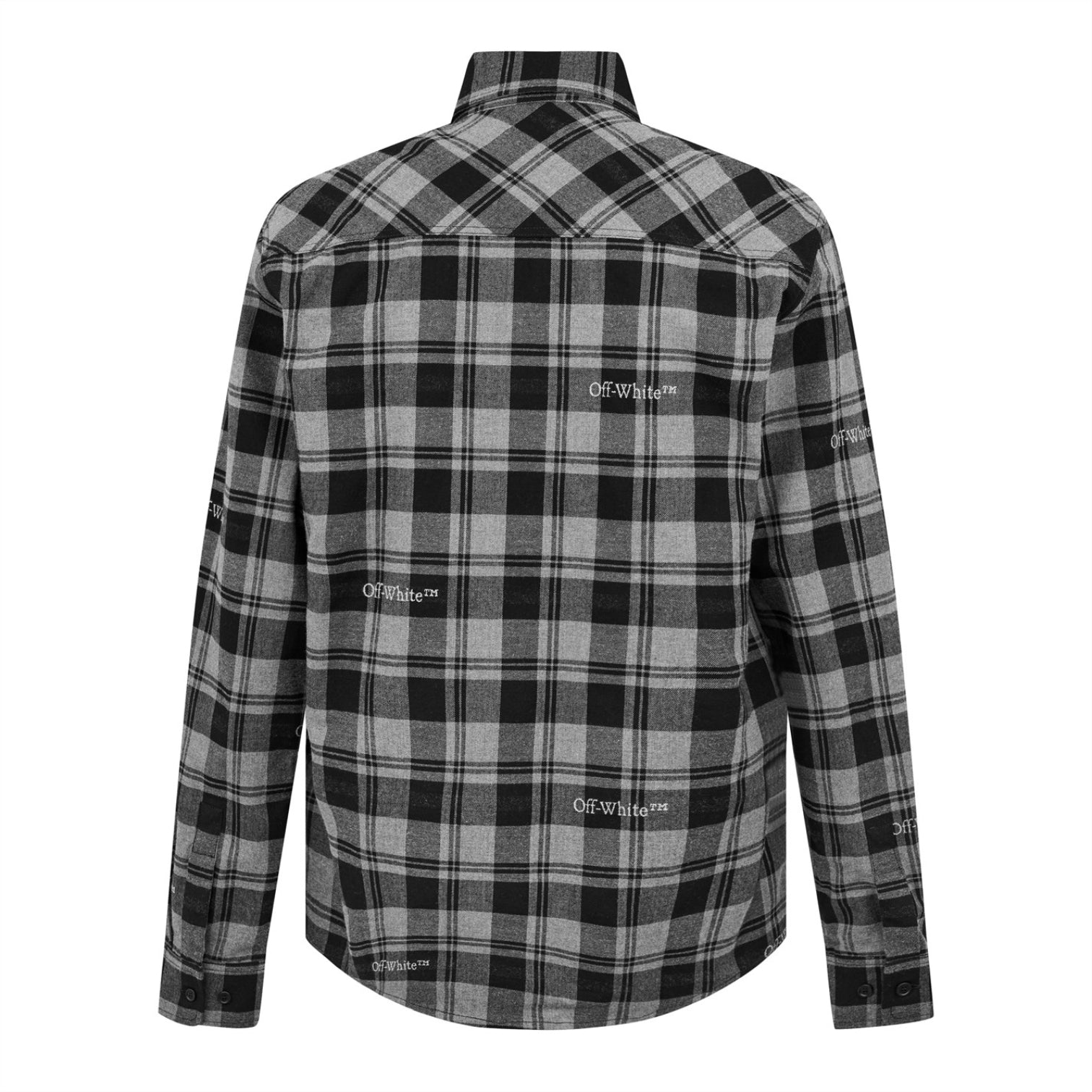 LUXURY HUB OFF WHITE CHECK SHIRT