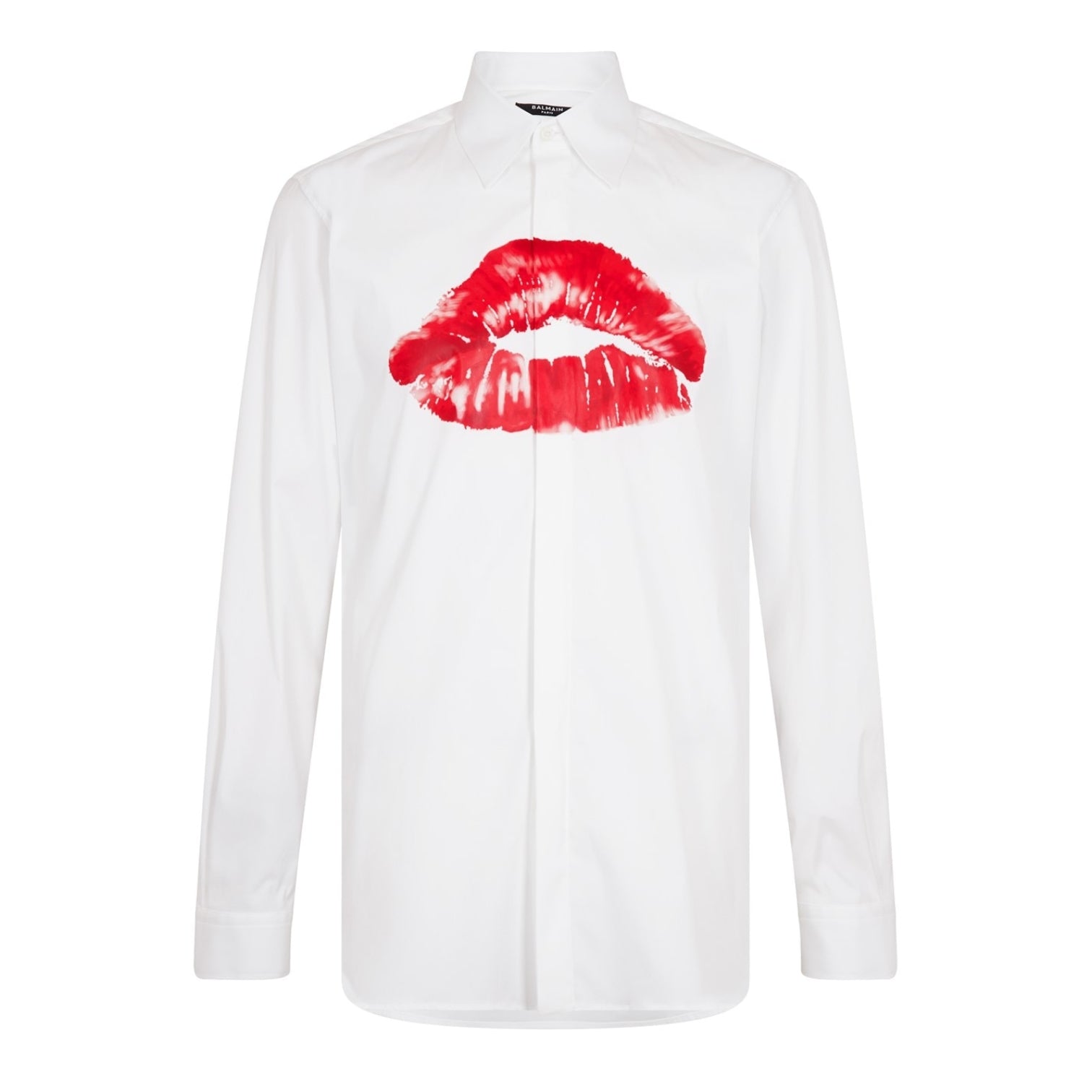 LUXURY HUB BALMAIN KISS LONG SLEEVE SHIRT