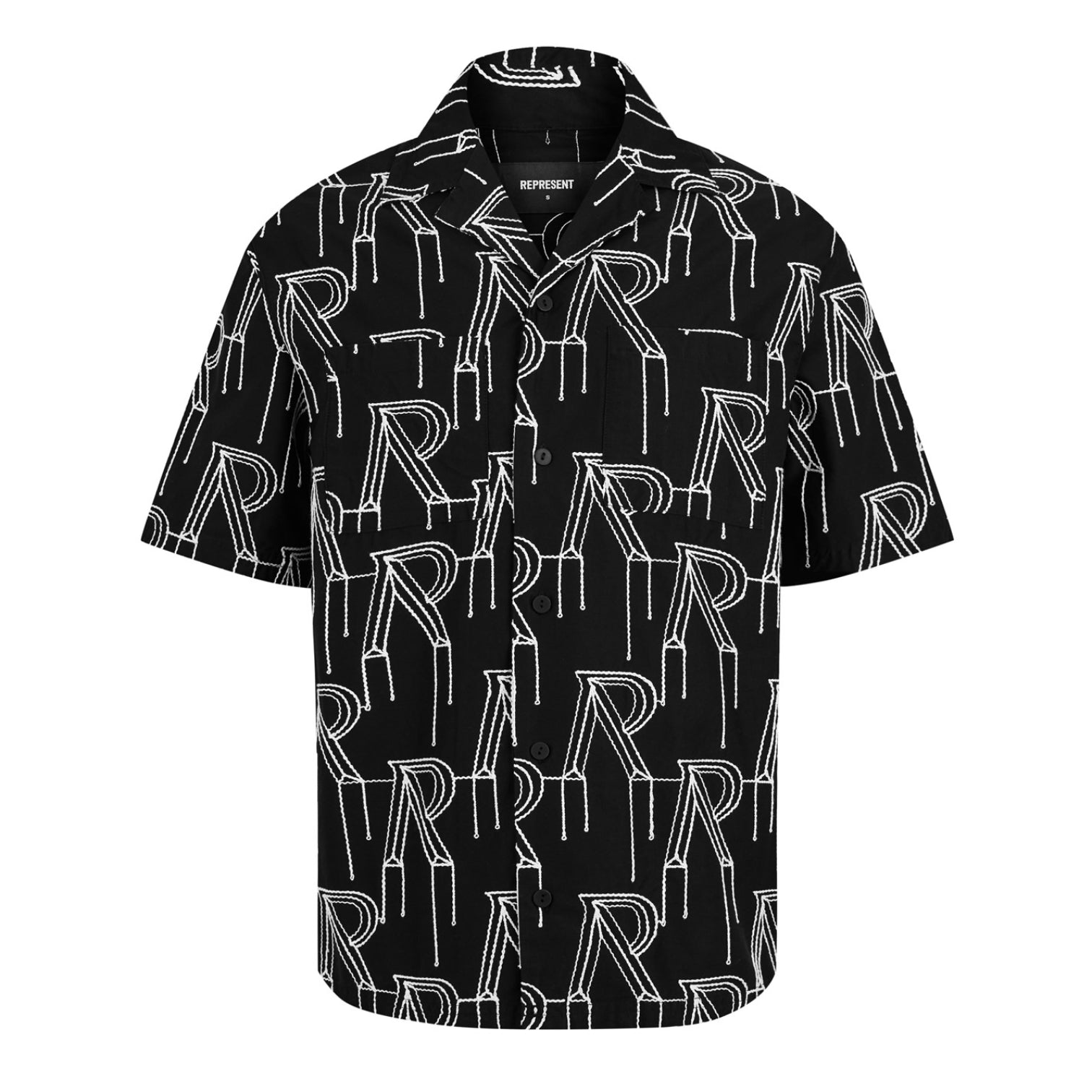 LUXURY HUB REPRESENT INITIAL PATTERN SHIRT