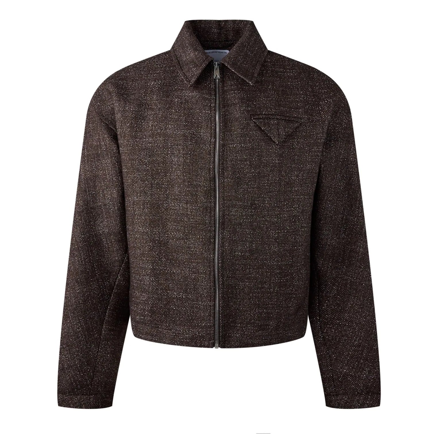 LUXURY HUB BOTTEGA VENETA TEXTURED WOOL SPECKLED KIMONO JACKET