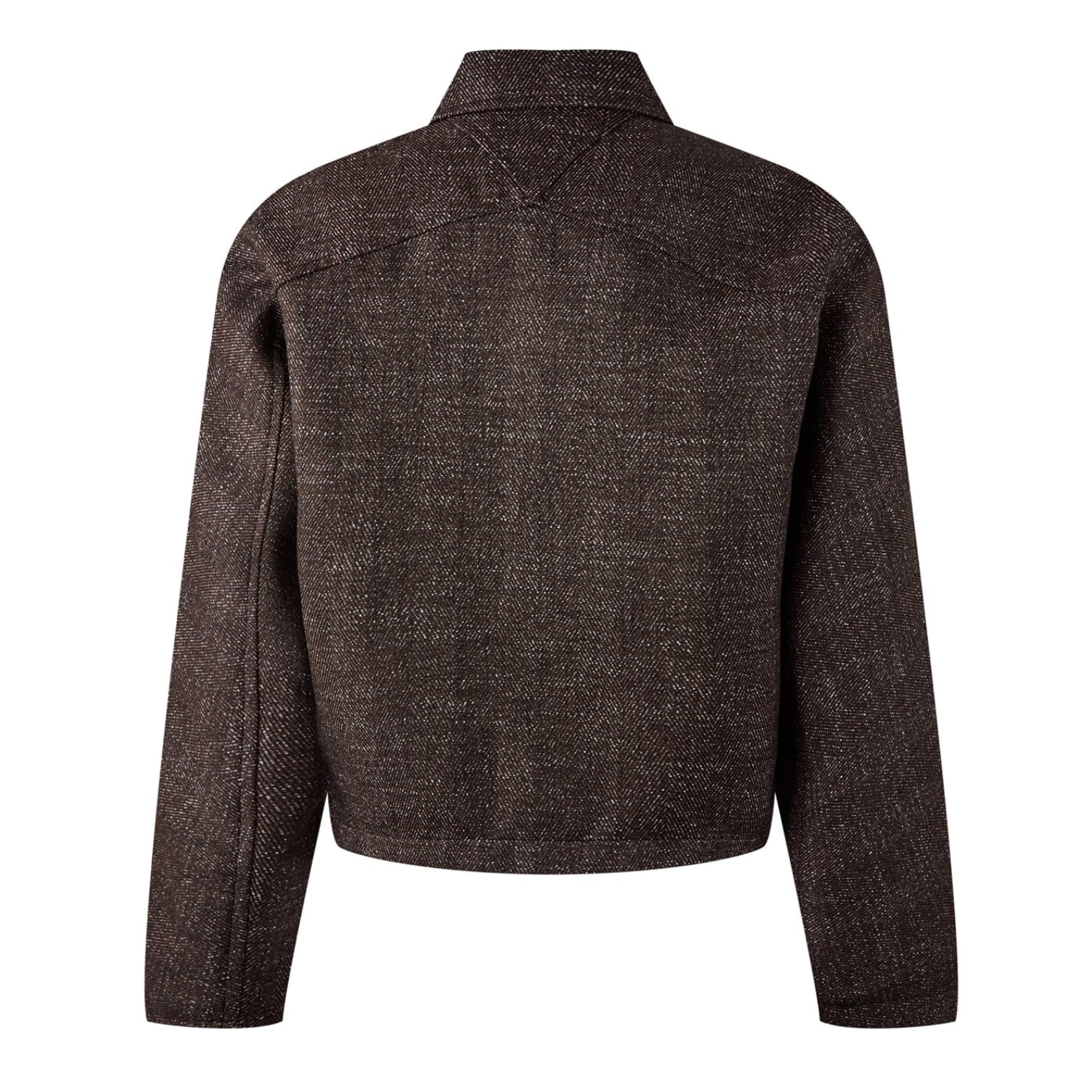 LUXURY HUB BOTTEGA VENETA TEXTURED WOOL SPECKLED KIMONO JACKET