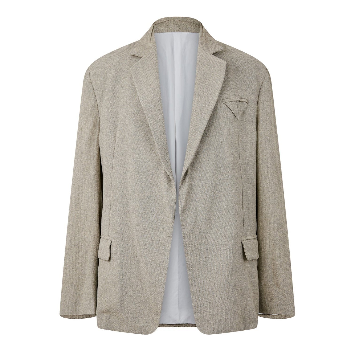 LUXURY HUB BOTTEGA VENETA MOULINE WOOL SILK JACKET