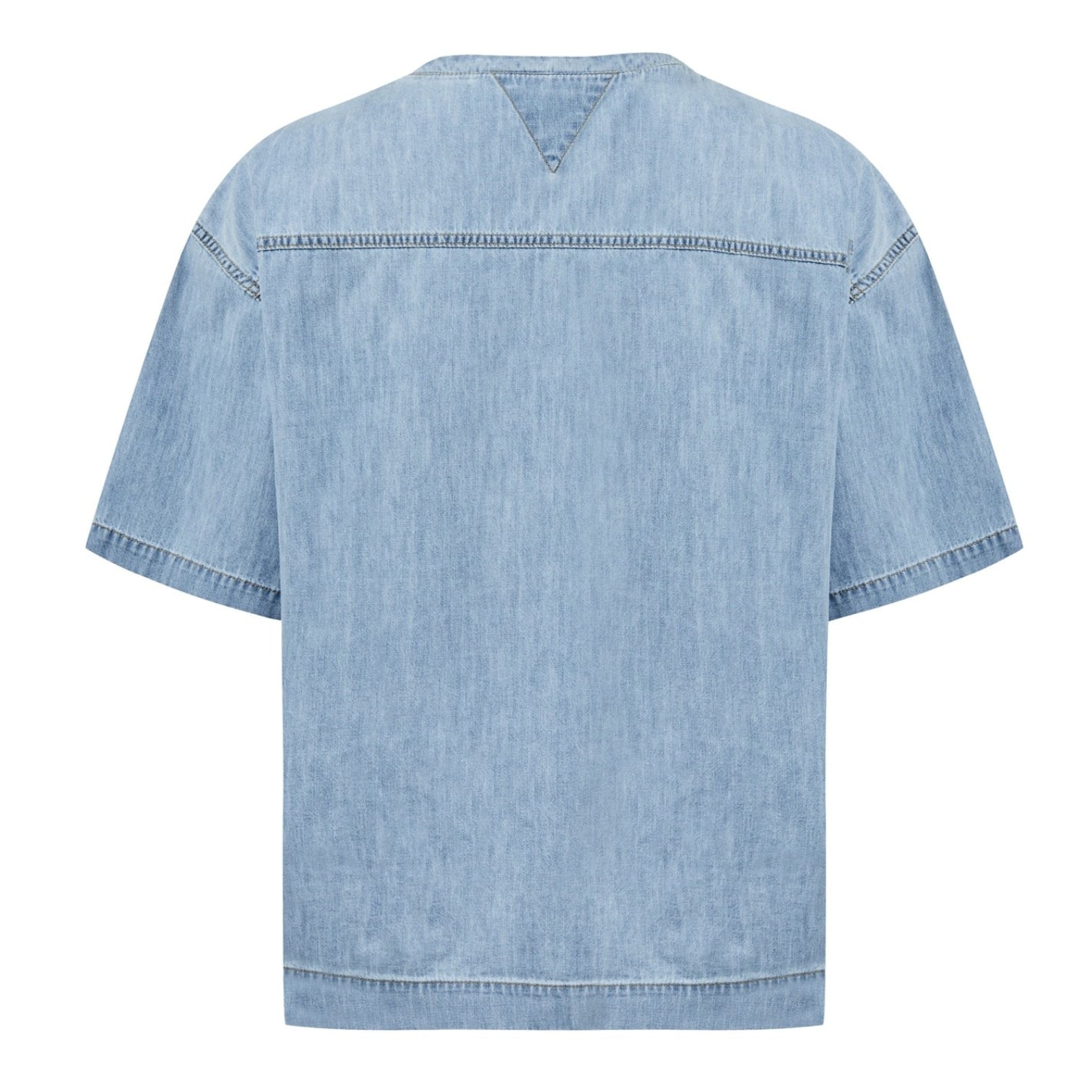 LUXURY HUB BOTTEGA VENETA LIGHT BLEACHED DENIM TEE