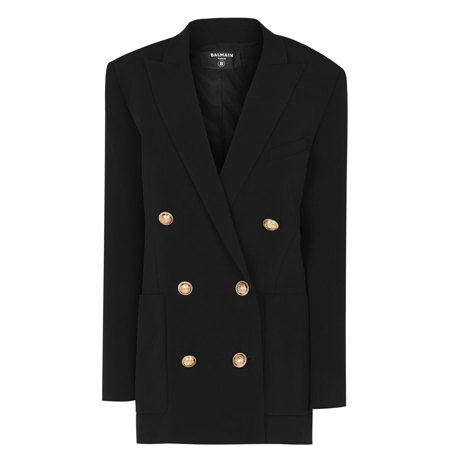 LUXURY HUB BALMAIN 6 BUTTONED BOYFRIEND BLAZER