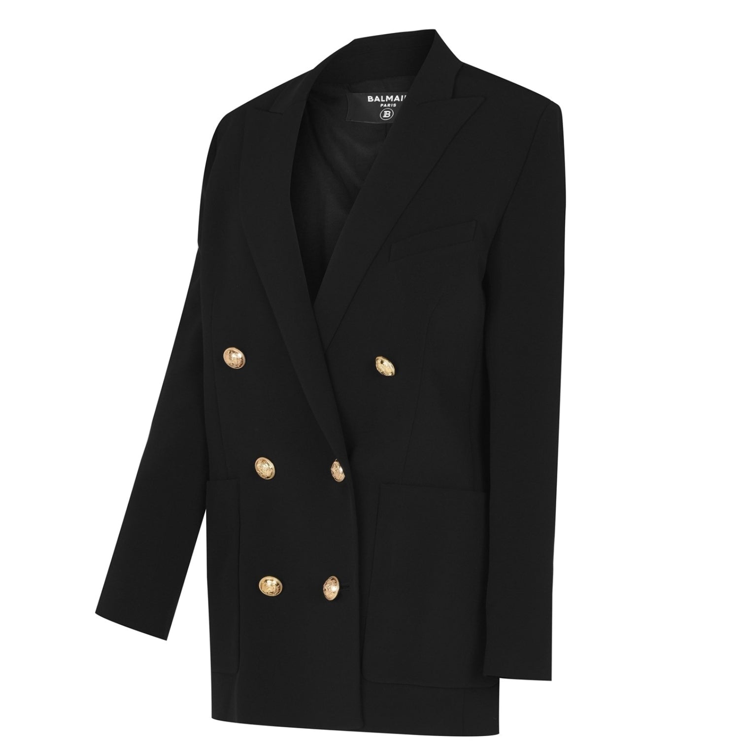 LUXURY HUB BALMAIN 6 BUTTONED BOYFRIEND BLAZER