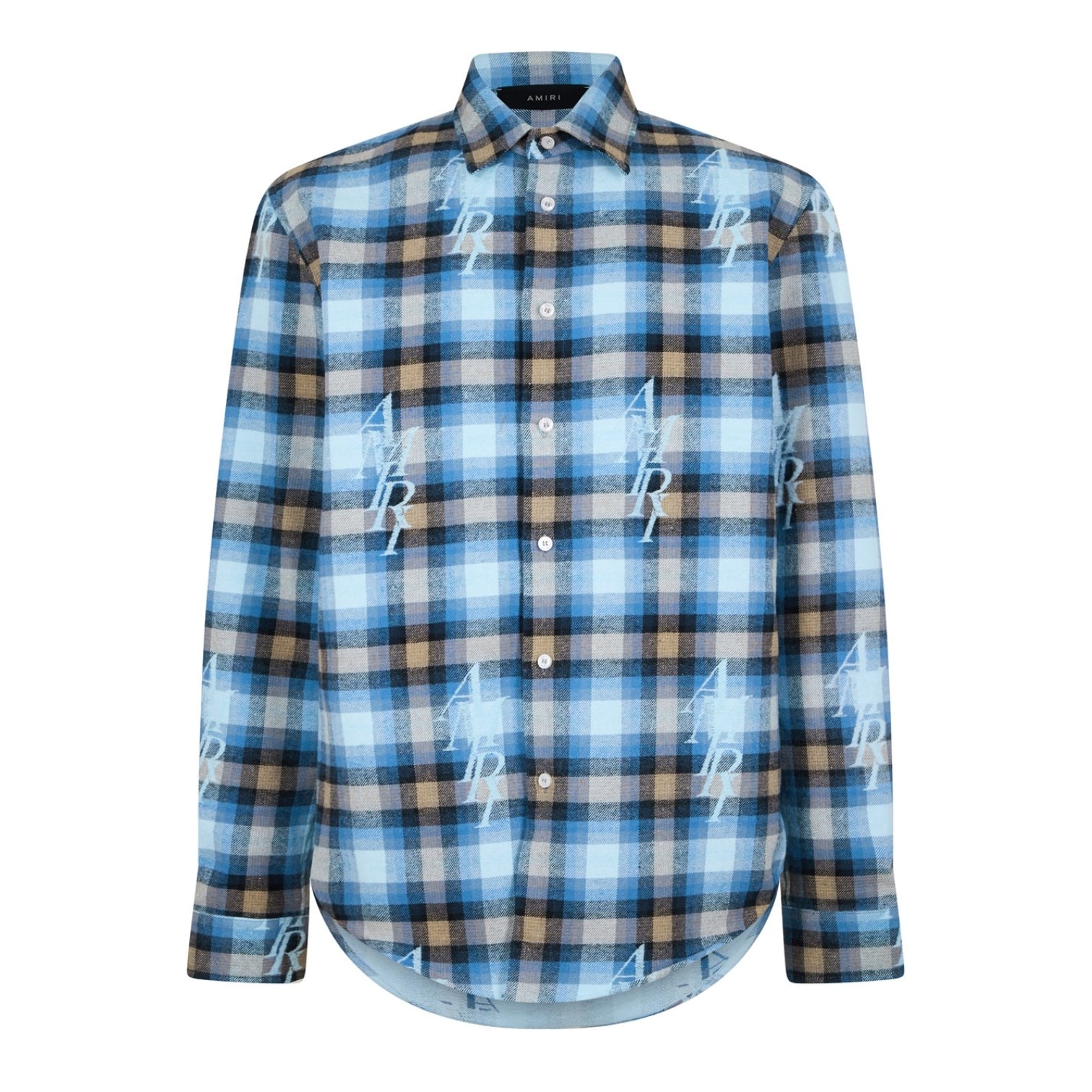 LUXURY HUB AMIRI PLAID FLANNEL OVERSHIRT