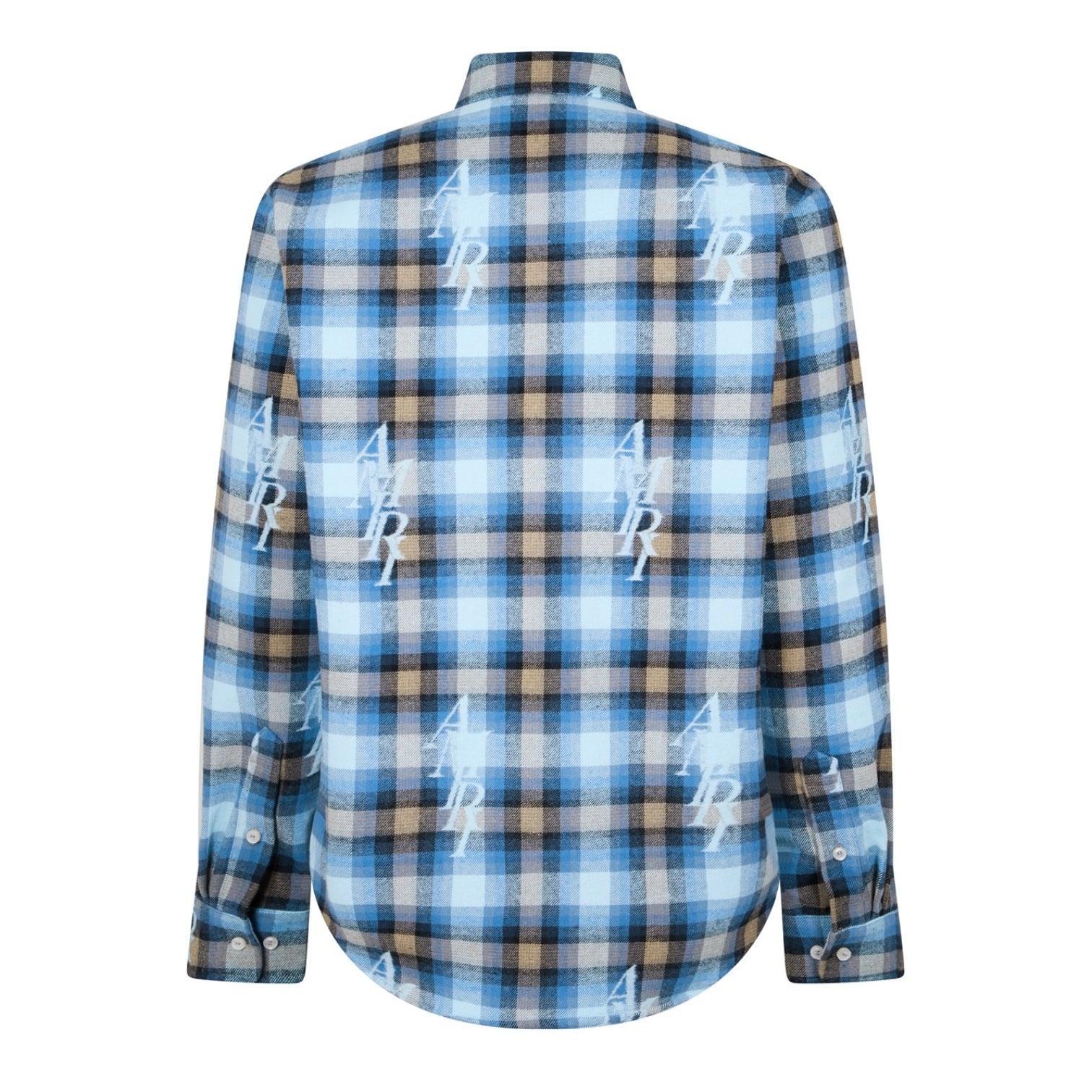 LUXURY HUB AMIRI PLAID FLANNEL OVERSHIRT