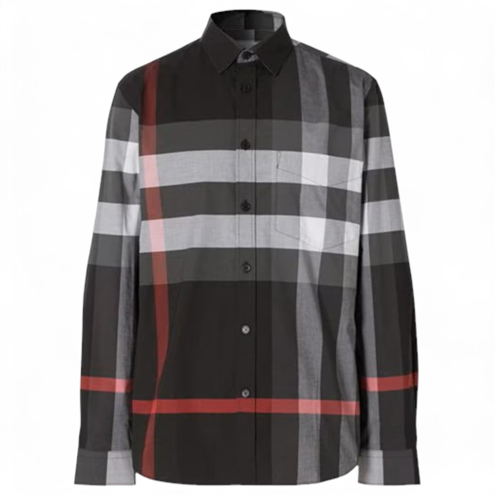 LUXURY HUB BURBERRY SOMERTON LONG SLEEVED SHIRT