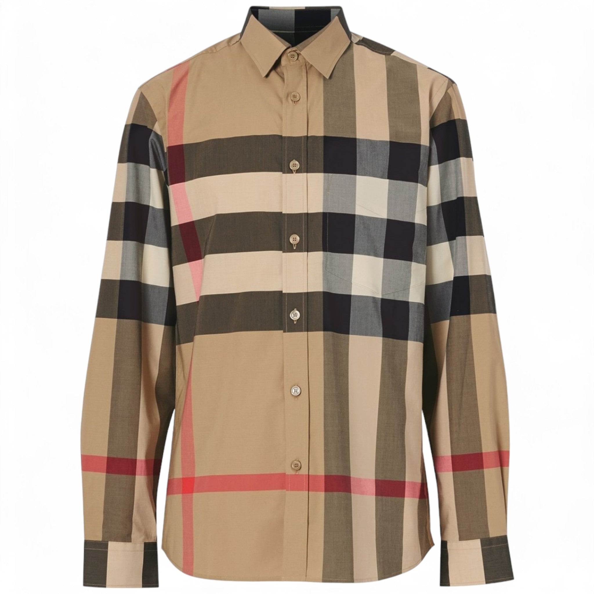 LUXURY HUB BURBERRY SOMERTON LONG SLEEVED SHIRT