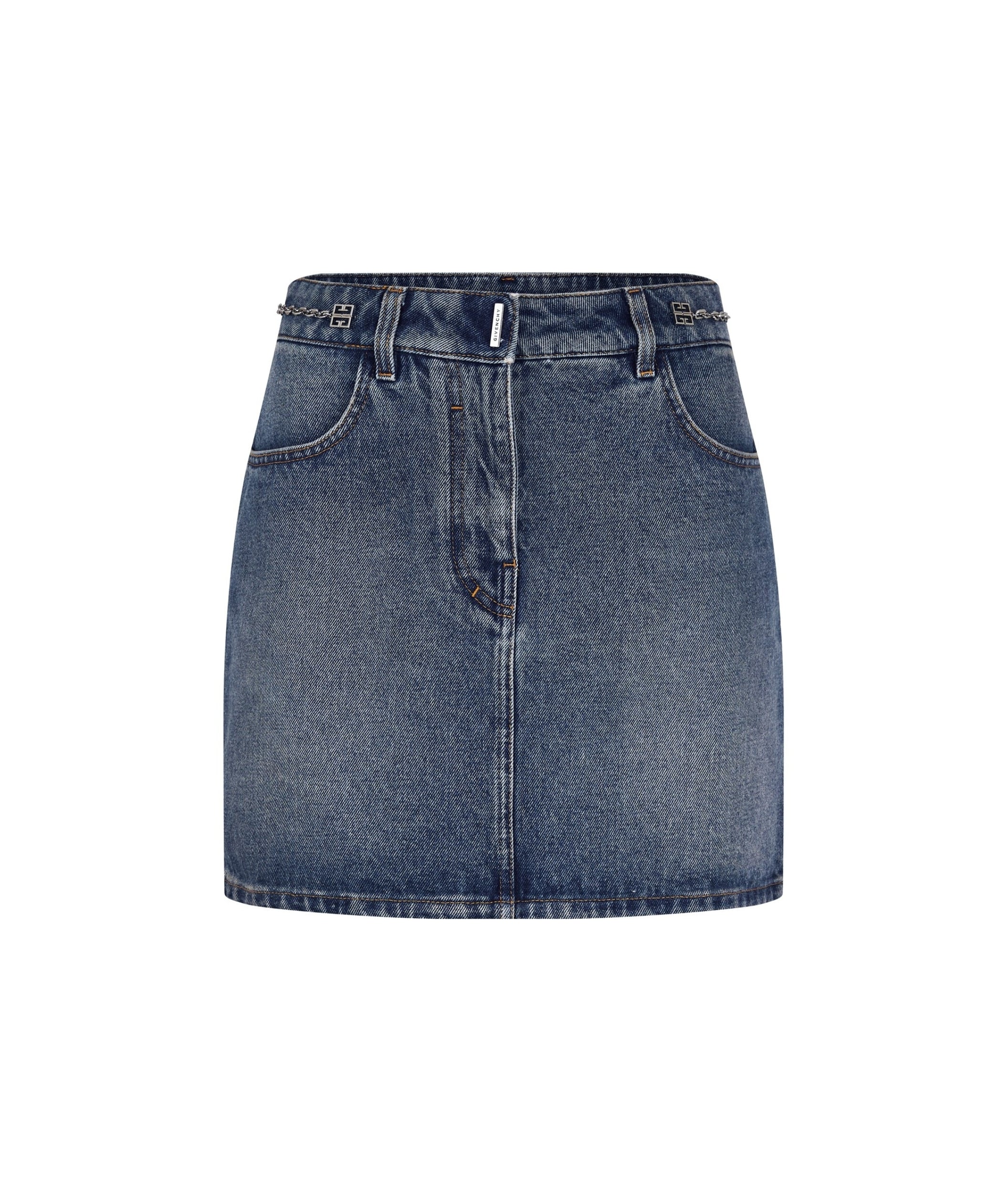 LUXURY HUB GIVENCHY DENIM MINI SKIRT