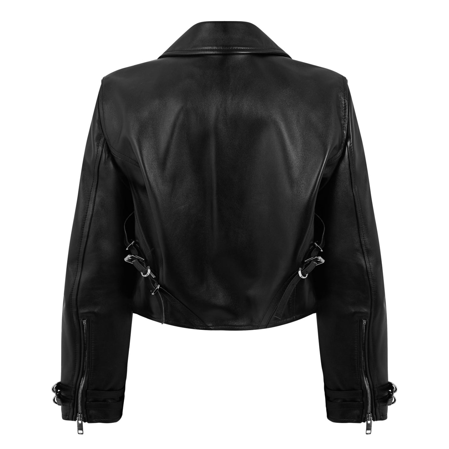 LUXURY HUB GIVENCHY CROPPED LEATHER JACKET