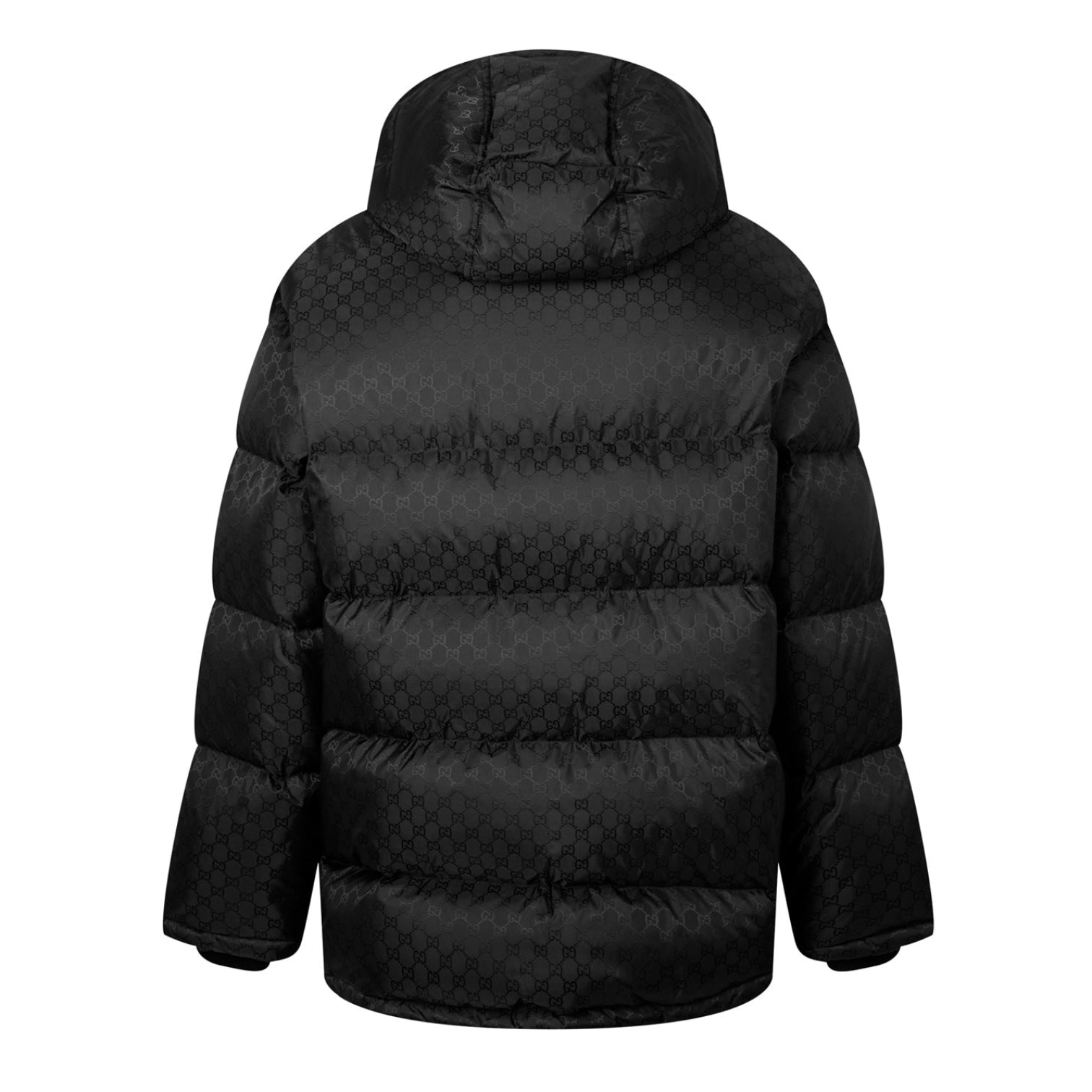 Gg fashion jacquard nylon padded coat