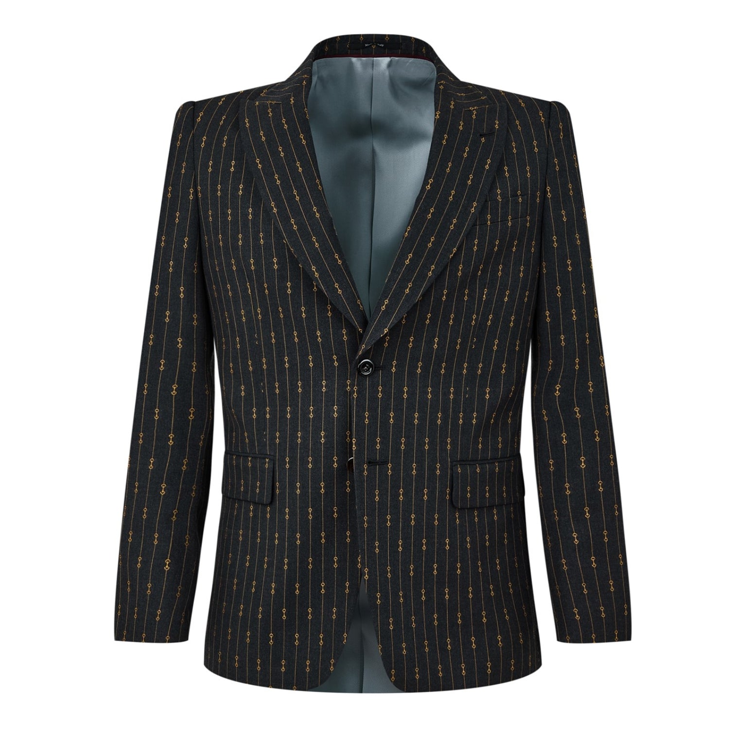 LUXURY HUB GUCCI HORSEBIT STRIPED FORMAL SUIT