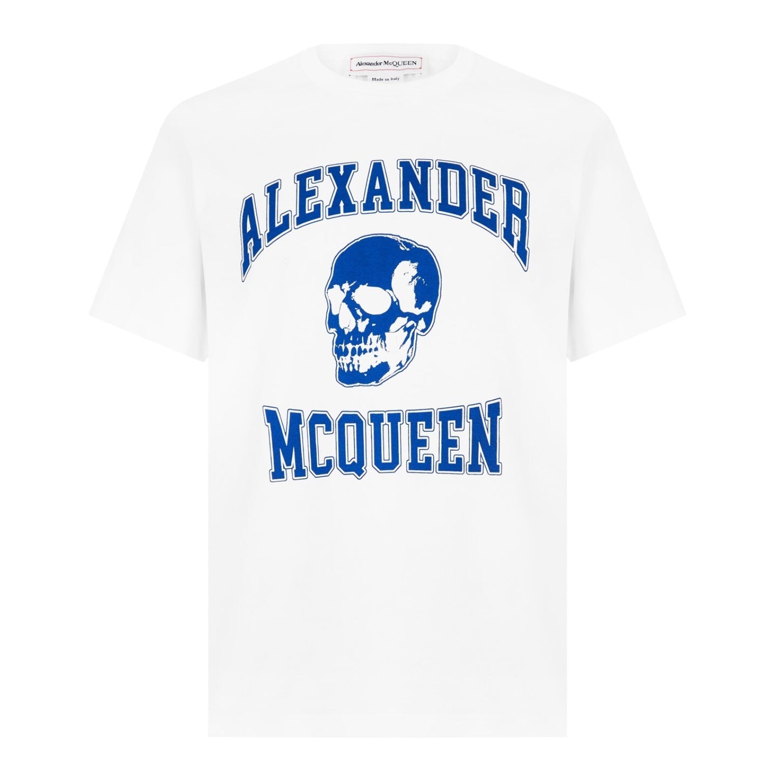 LUXURY HUB ALEXANDER MCQUEEN VARSITY SKULL TEE