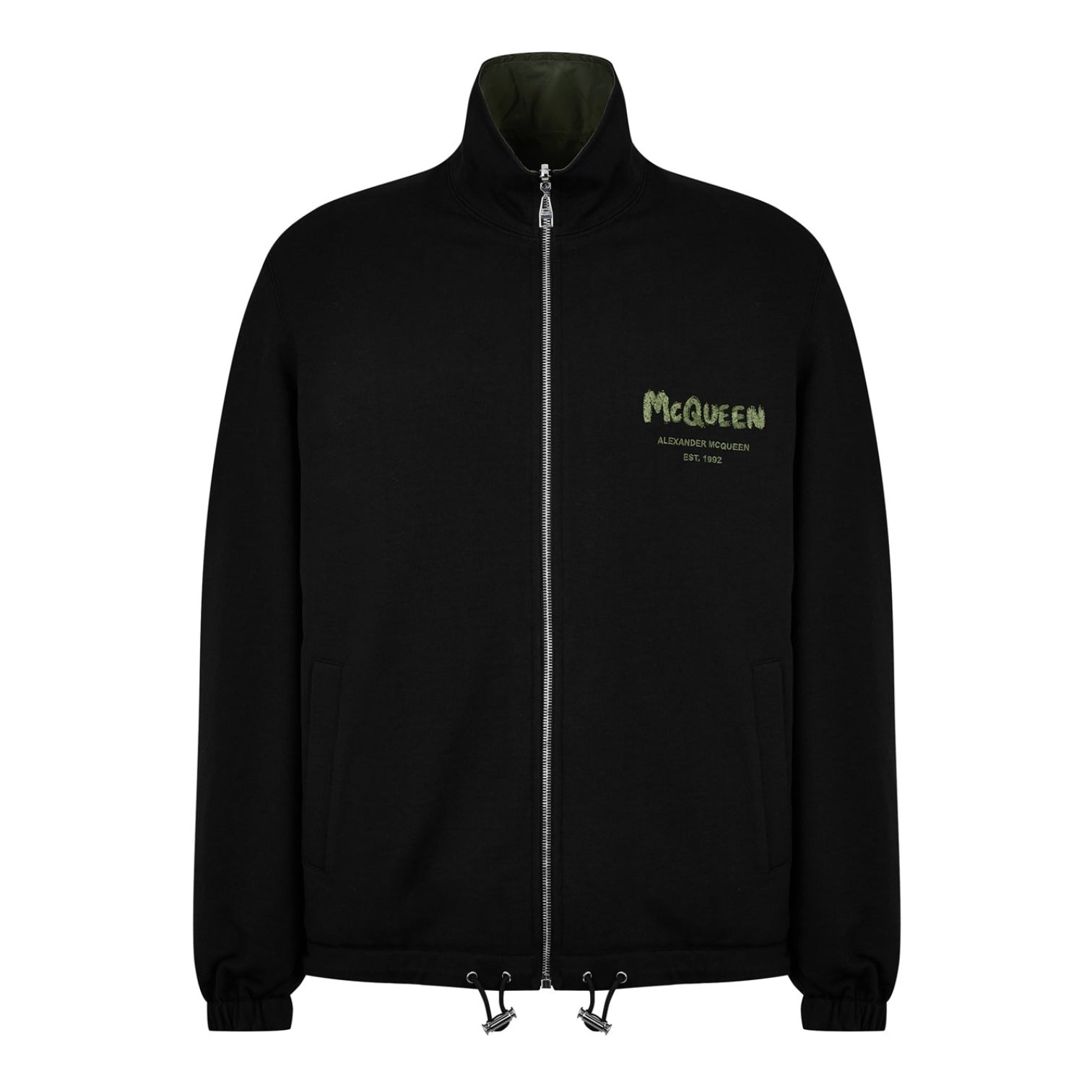 LUXURY HUB ALEXANDER MCQUEEN GRAFFITI REVERSIBLE JACKET