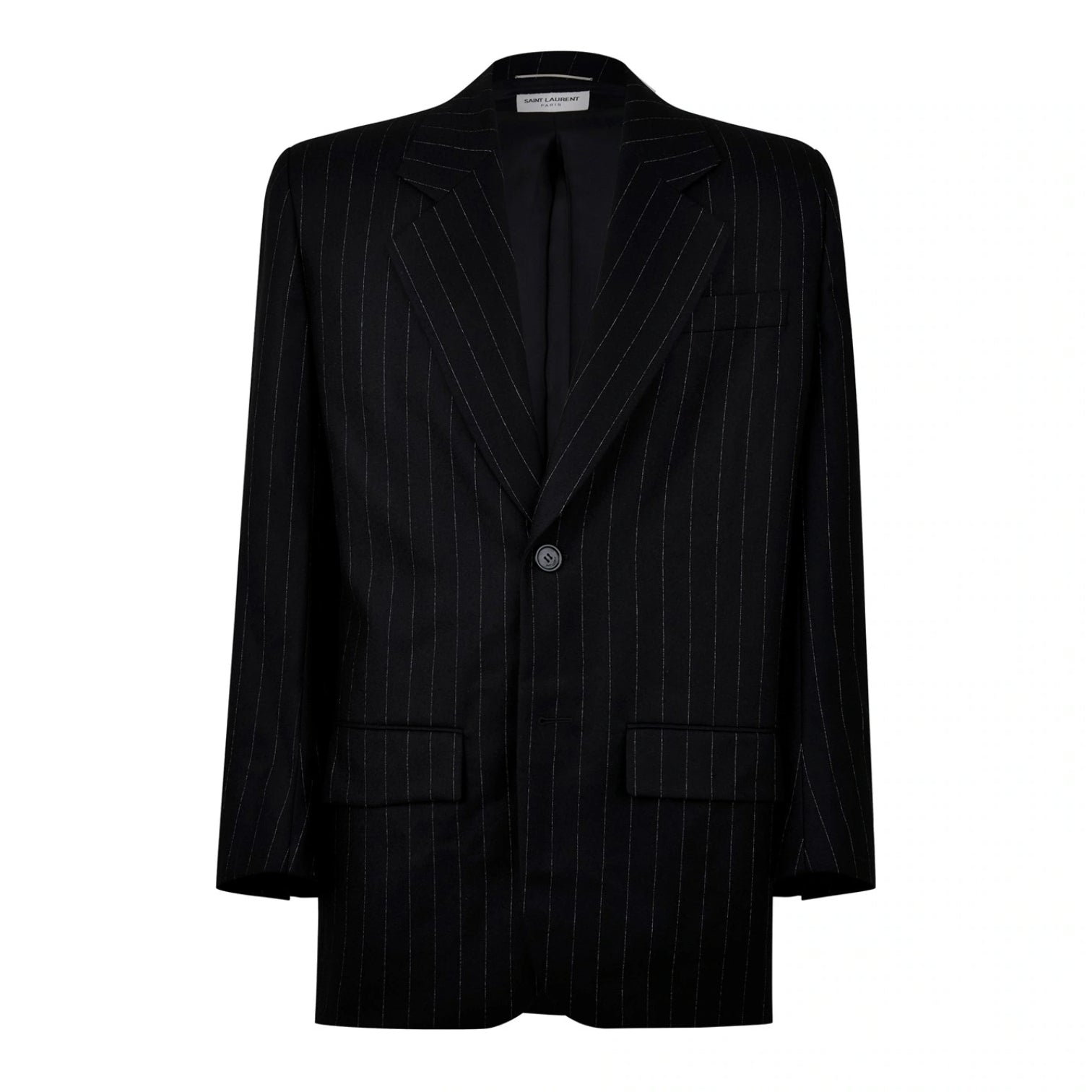 LUXURY HUB SAINT LAURENT OVERSIZED PINSTRIPE BLAZER