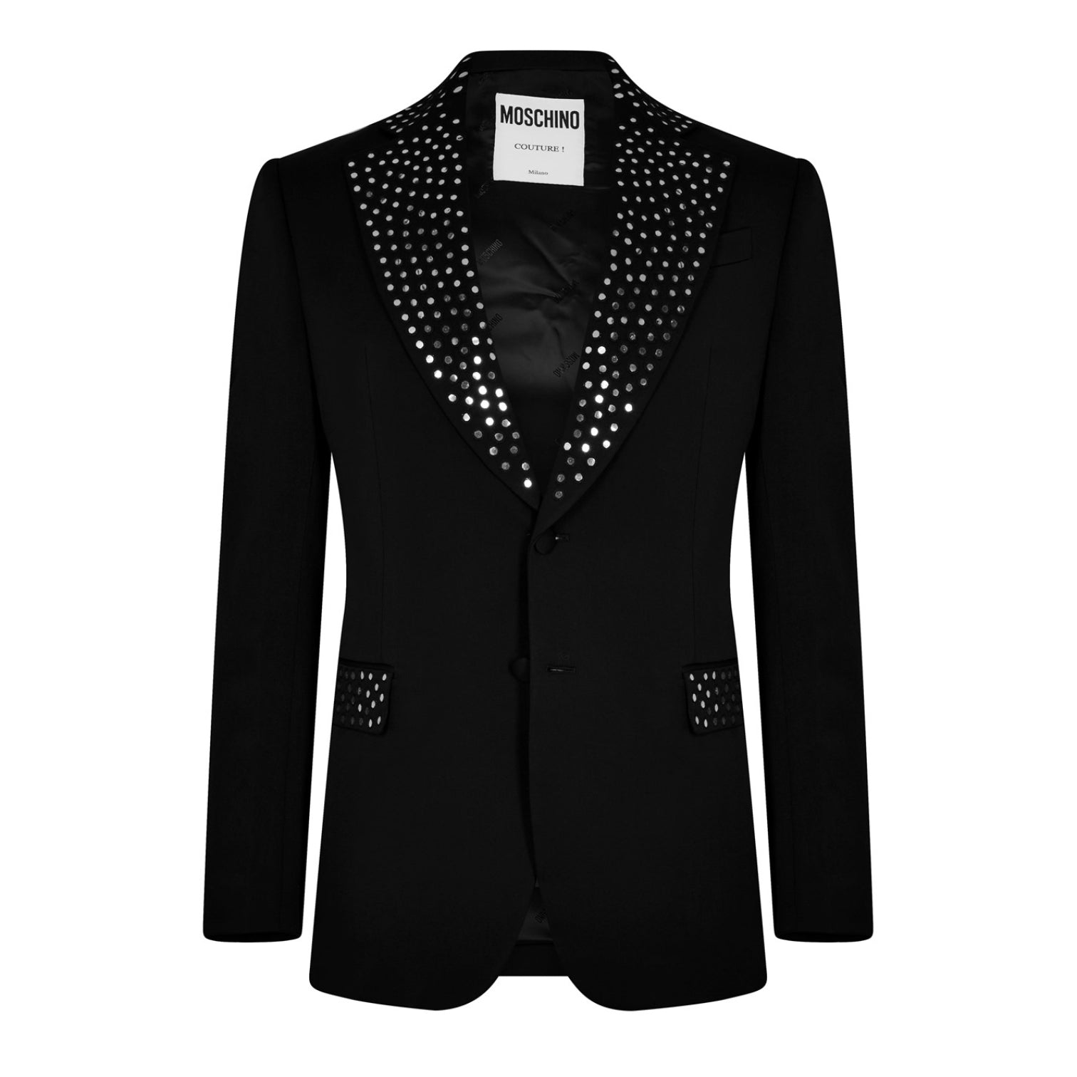 LUXURY HUB MOSCHINO BLACK JACKET